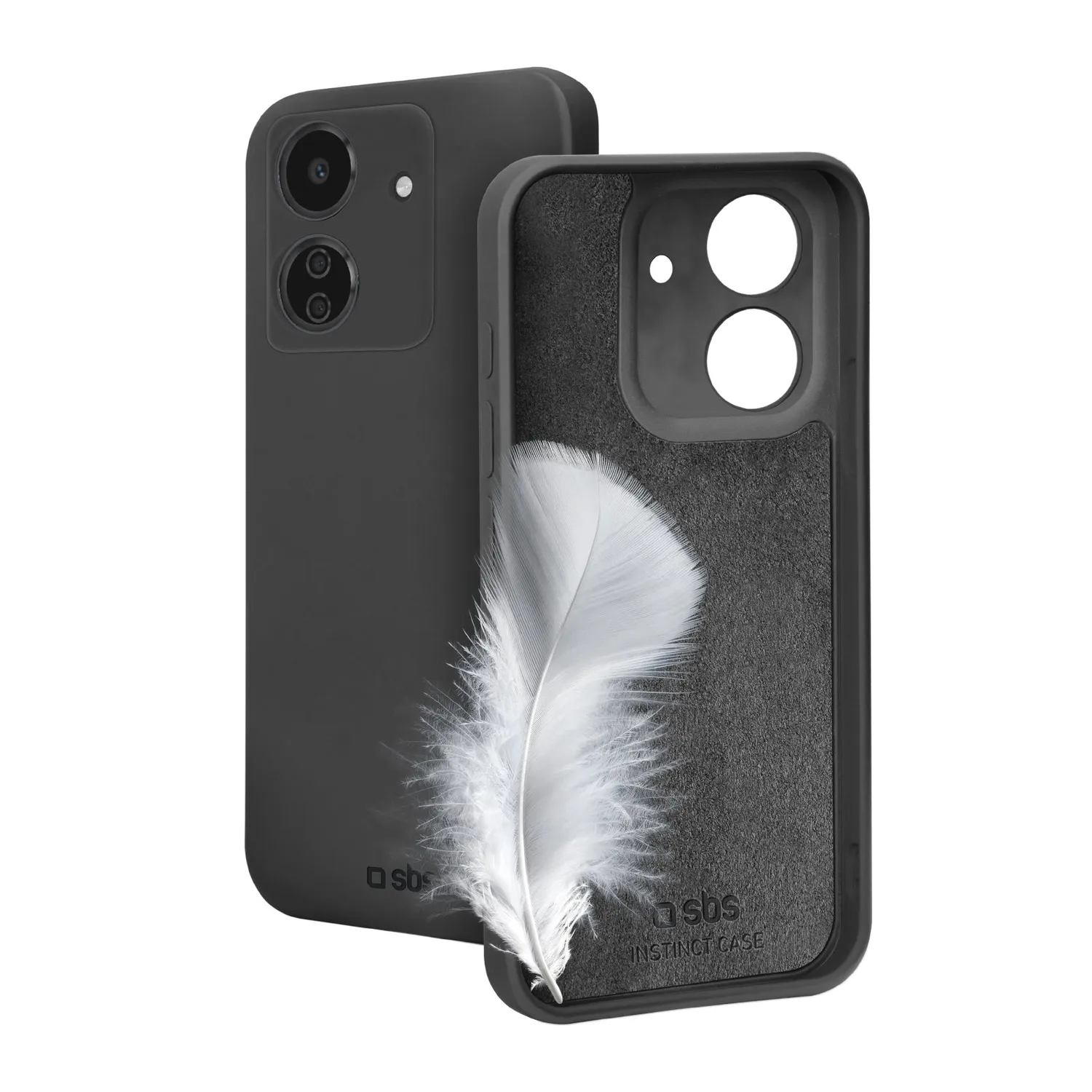 SBS Instinct Xiaomi Redmi 13C Hülle Schwarz TPU