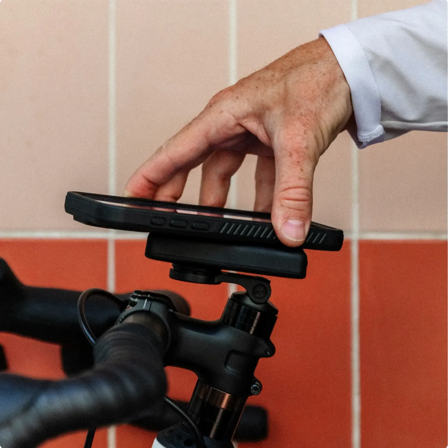 SP Connect Stem Mount Pro Fahrradhalterung schwarz Vorbau