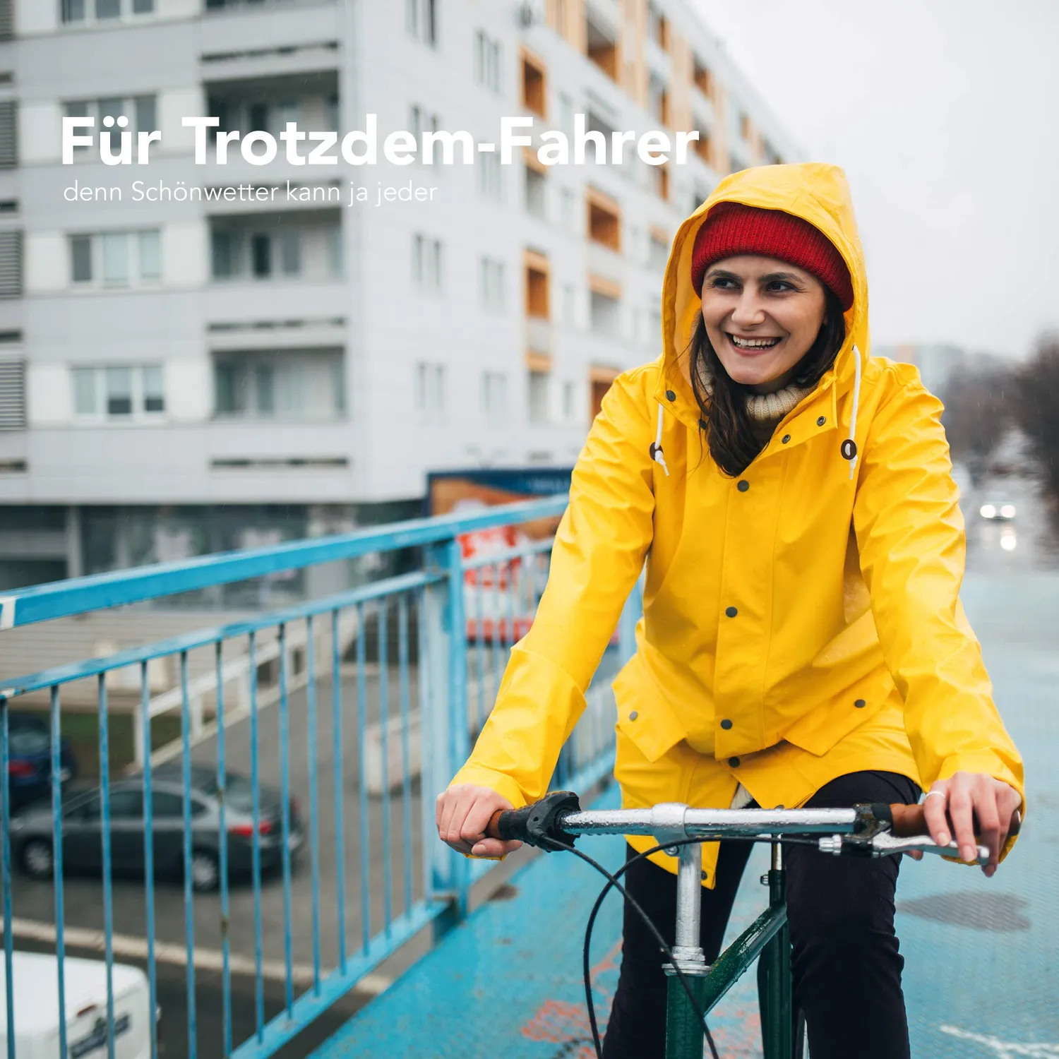 EAZY CASE Fahrradkorb Regenschutz Braun wasserabweisend