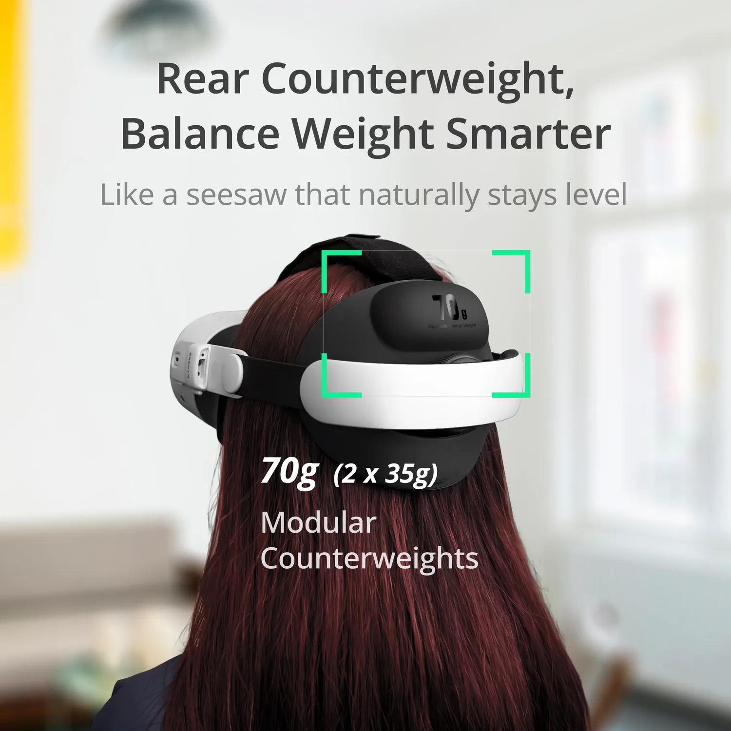 BOBOVR E3 Kopfgurt für Quest 3 & 3S mit Gegengewicht