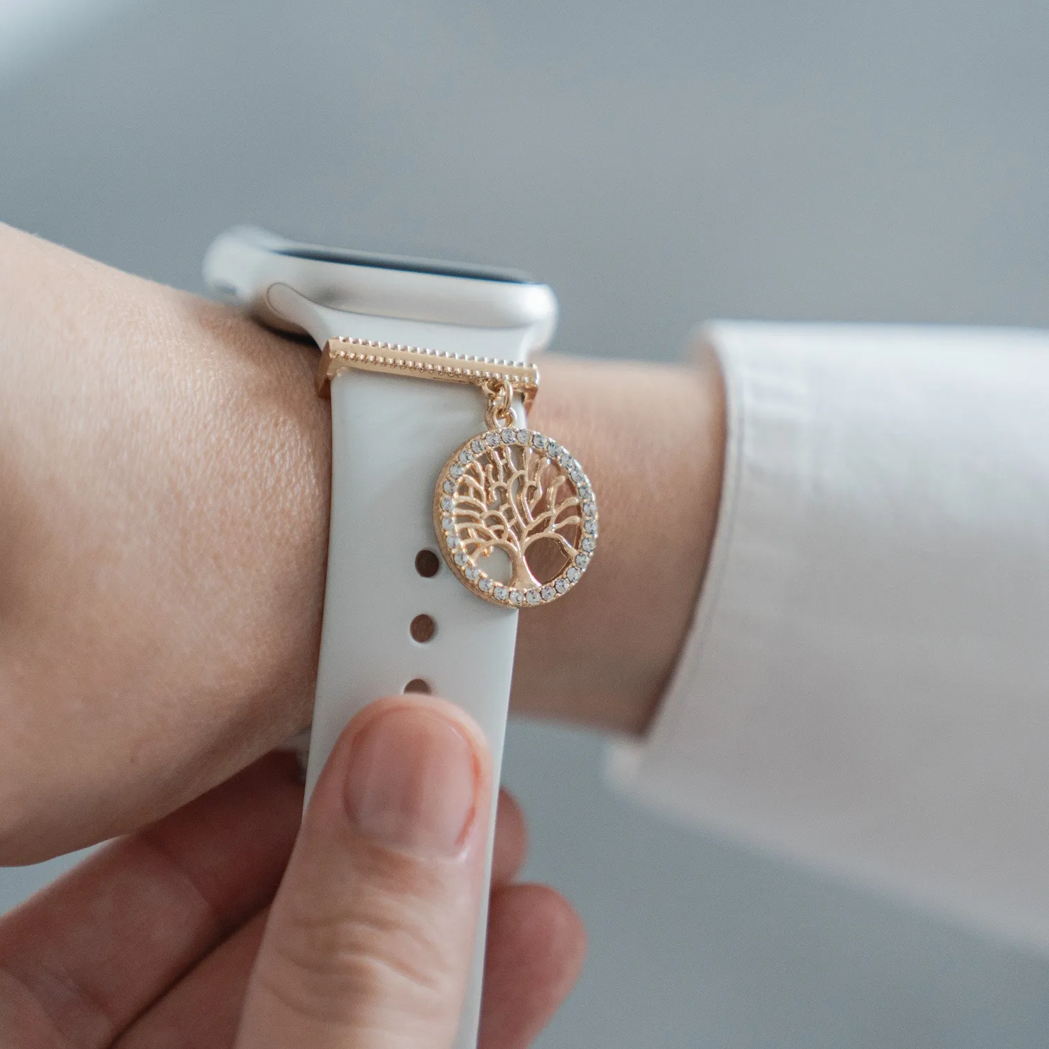 arktisband Tree of Life Charm Gold Apple Watch Anhänger