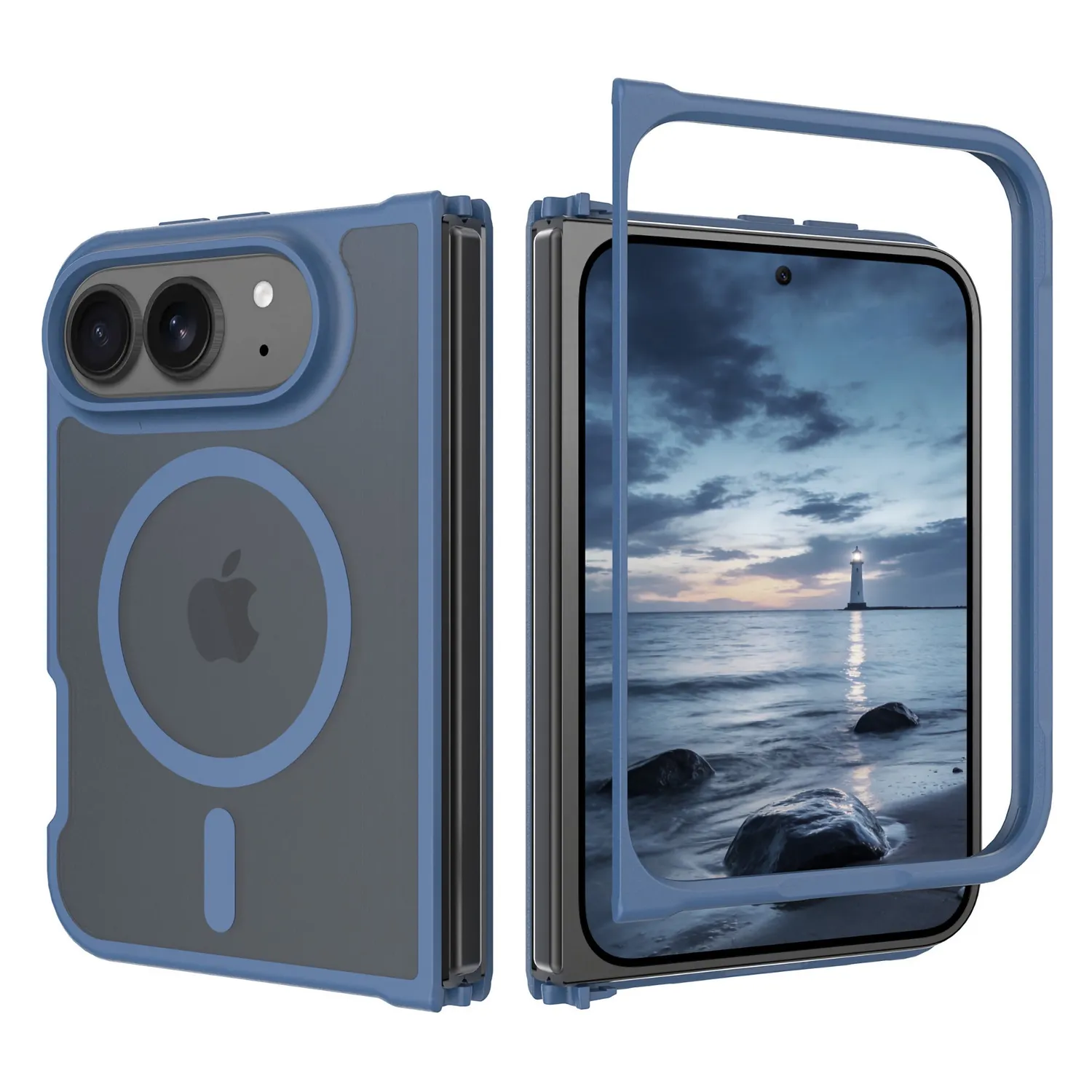 arktis Duo Solid Case MagSafe Hülle Schwarz matt