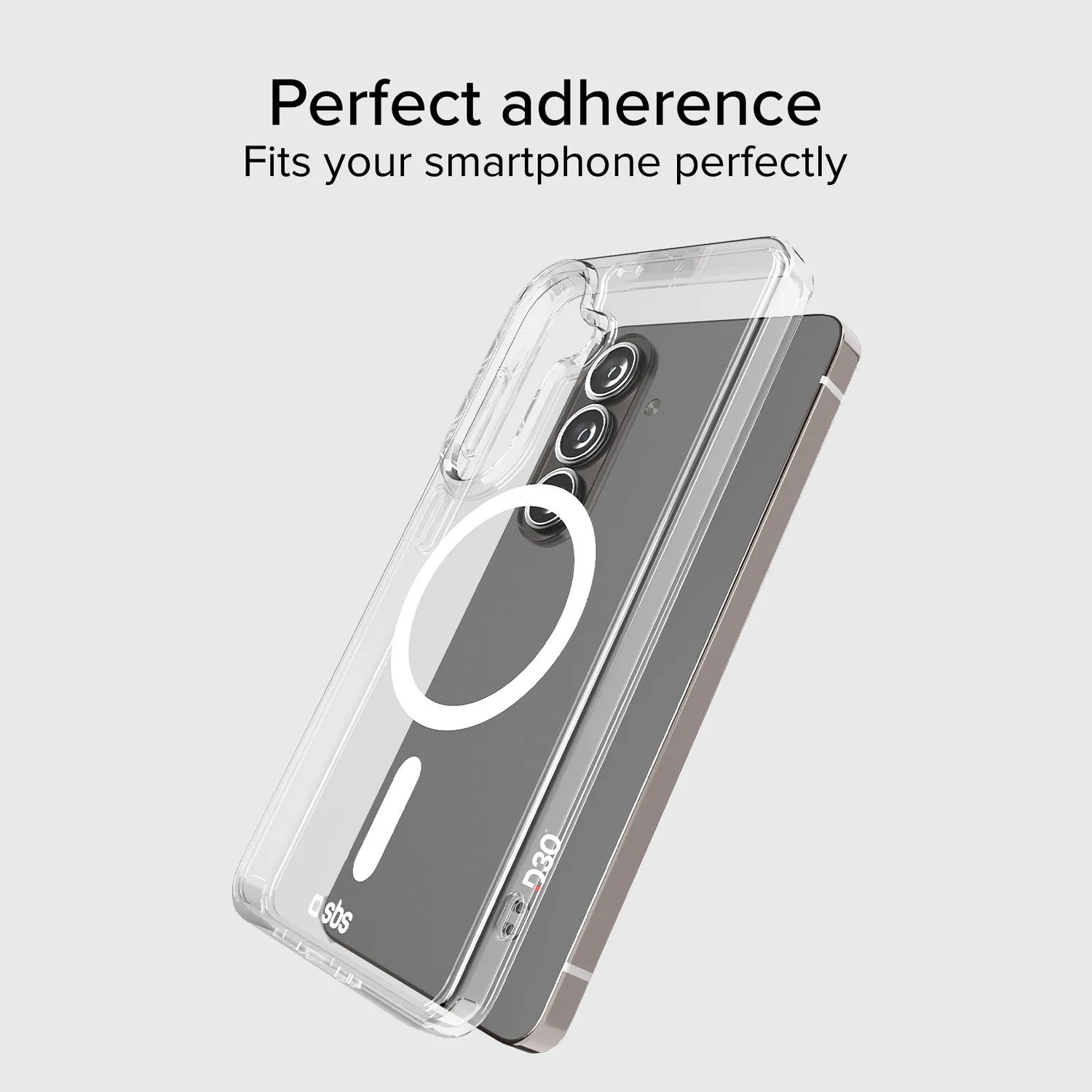 SBS D3O Samsung S26+ Hülle transparent magnetisch