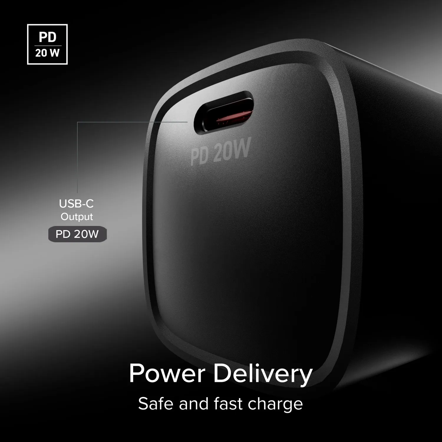 SBS USB-C Ladegerät 20W PD UK-Stecker schnell