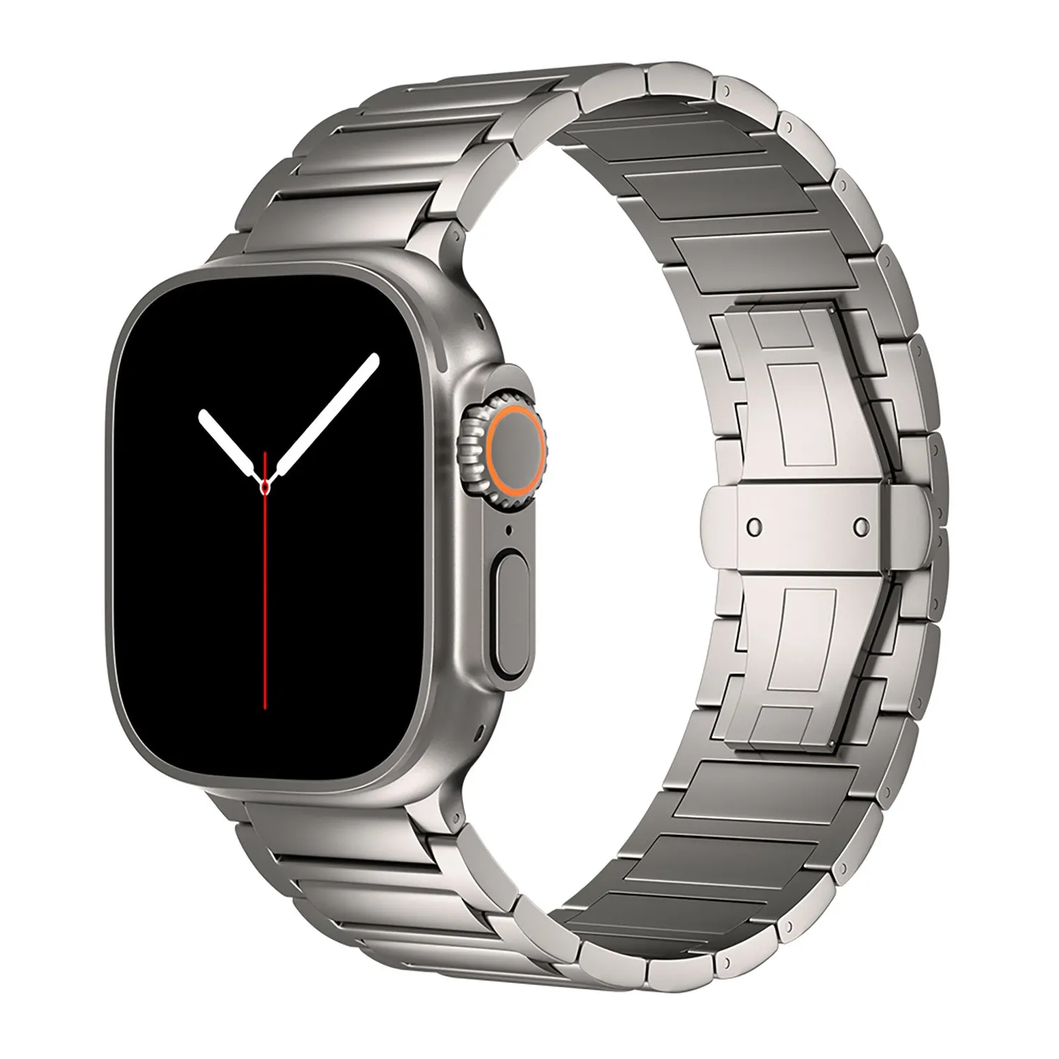 arktisband Raptor Apple Watch Ultra Titanarmband Schwarz 24mm