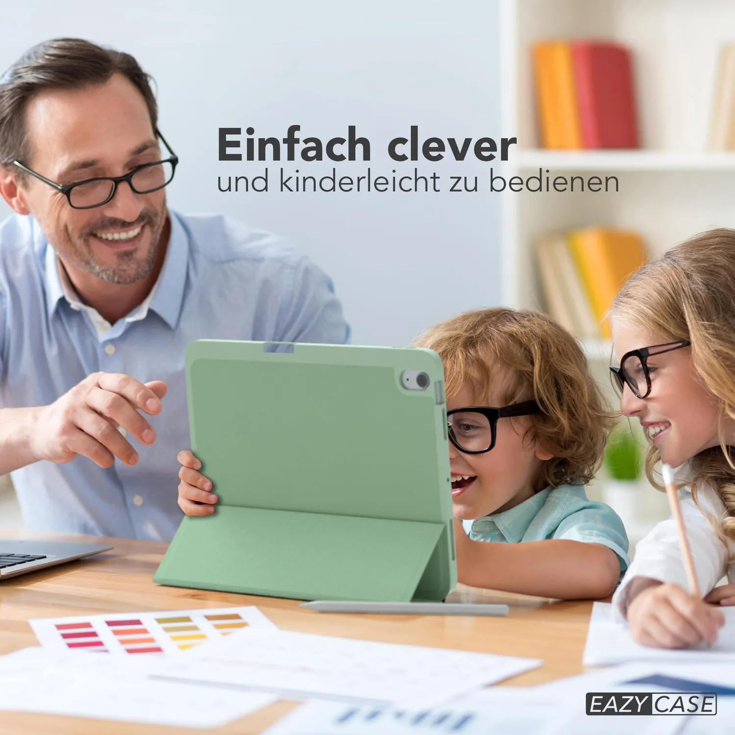 EAZY CASE iPad Air 4 Air 5 Smartcase Hell Grün Stifthalter