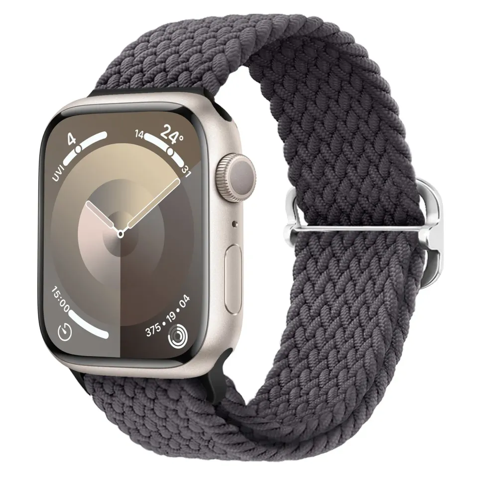 arktisband Flex Loop Armband Anthrazit 49/46/45/44 mm geflochten