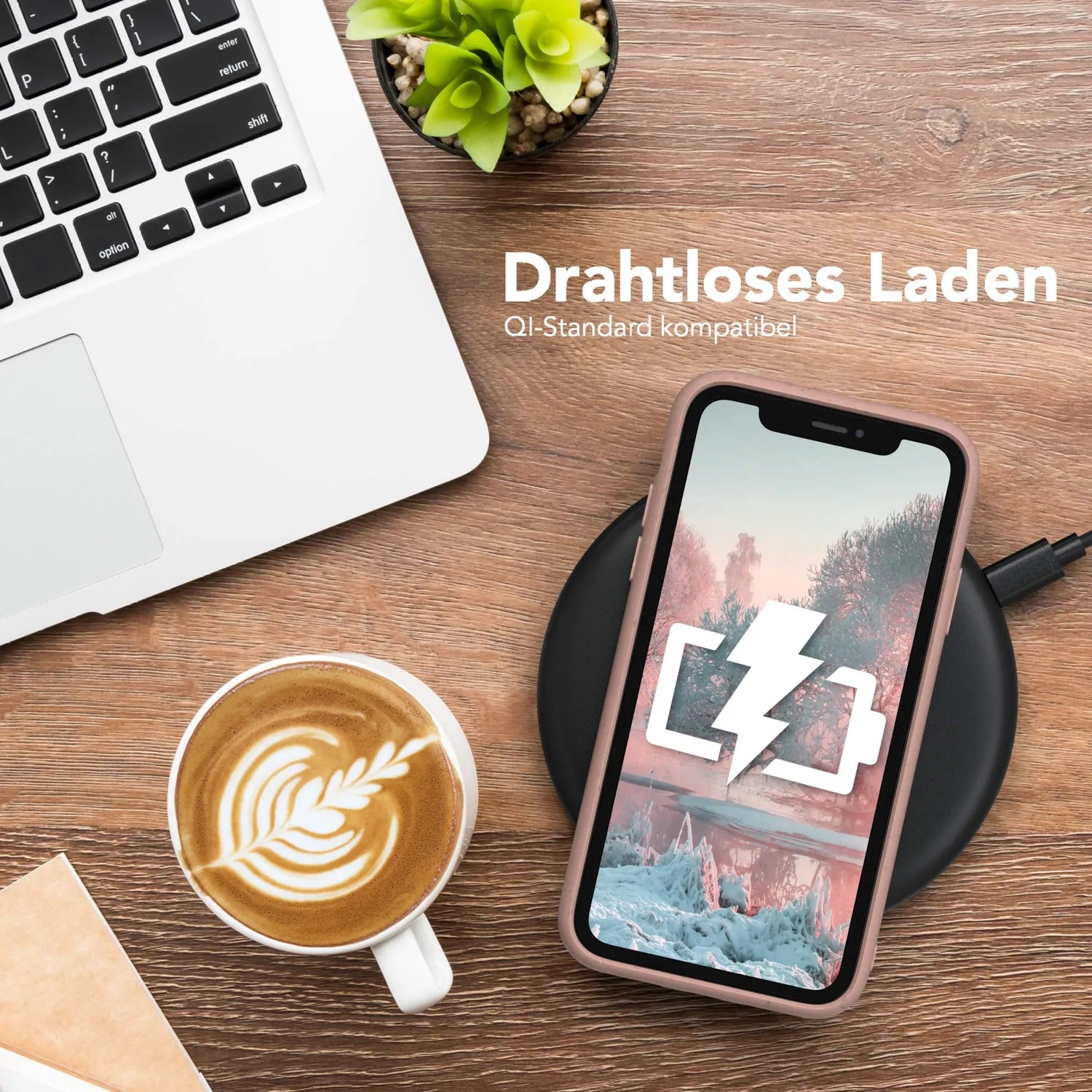 EAZY CASE iPhone XR Bio Hülle Rosa abbaubar Kameraschutz