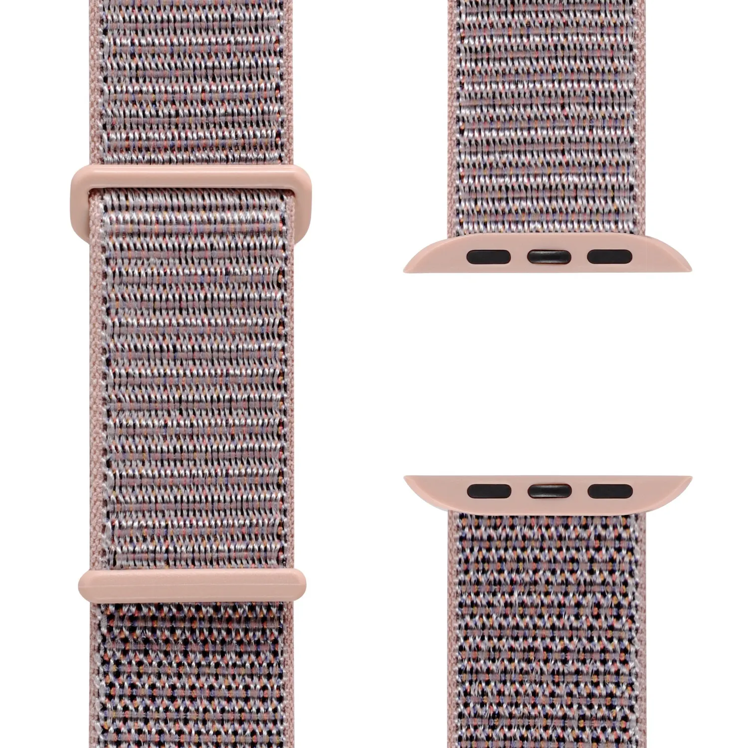 arktisband Fun Apple Watch Sportarmband Nylon sandrosa