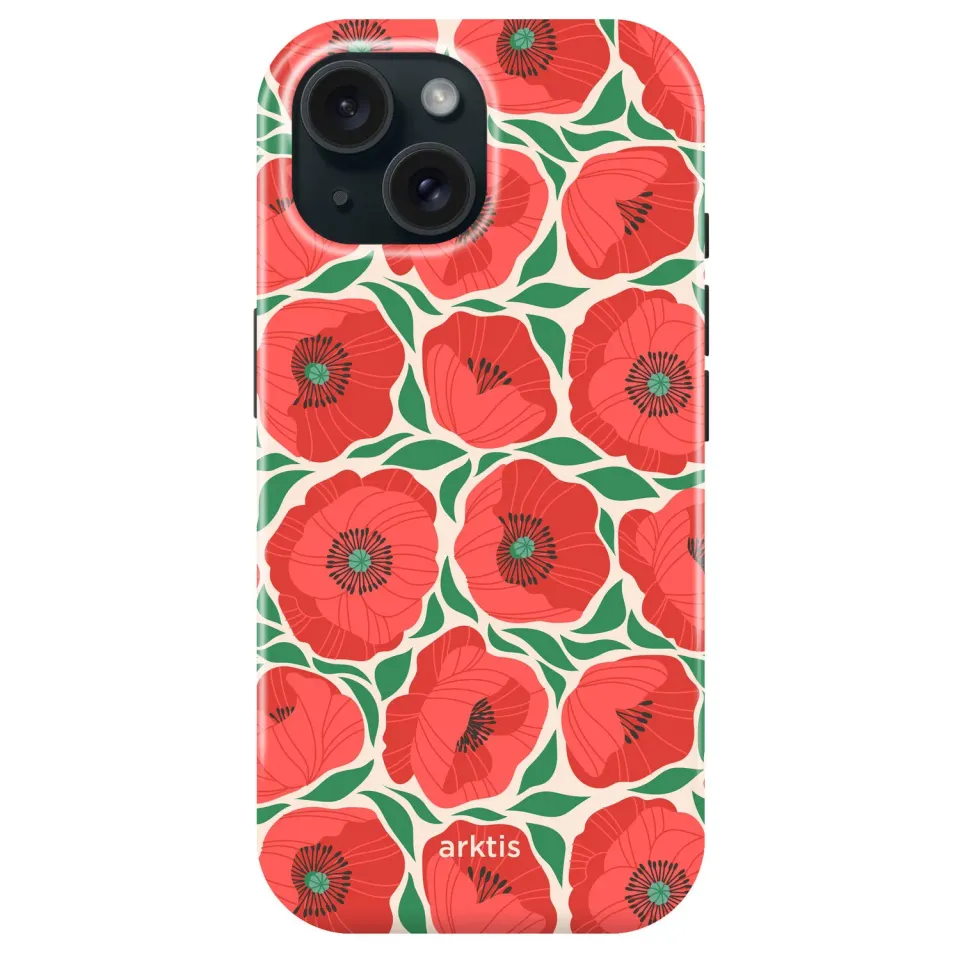 arktis Summer Garden iPhone 15 Hülle MagSafe Print