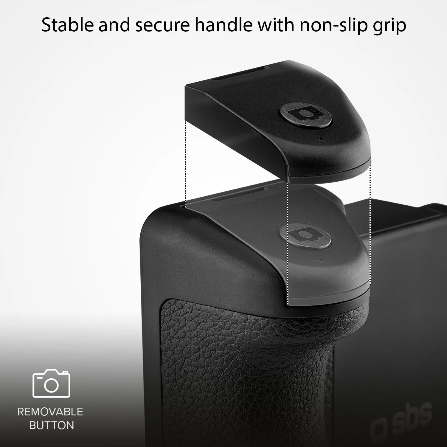 SBS Reflex Smartphone Stativ Kit 20 cm mit Griff Bluetooth