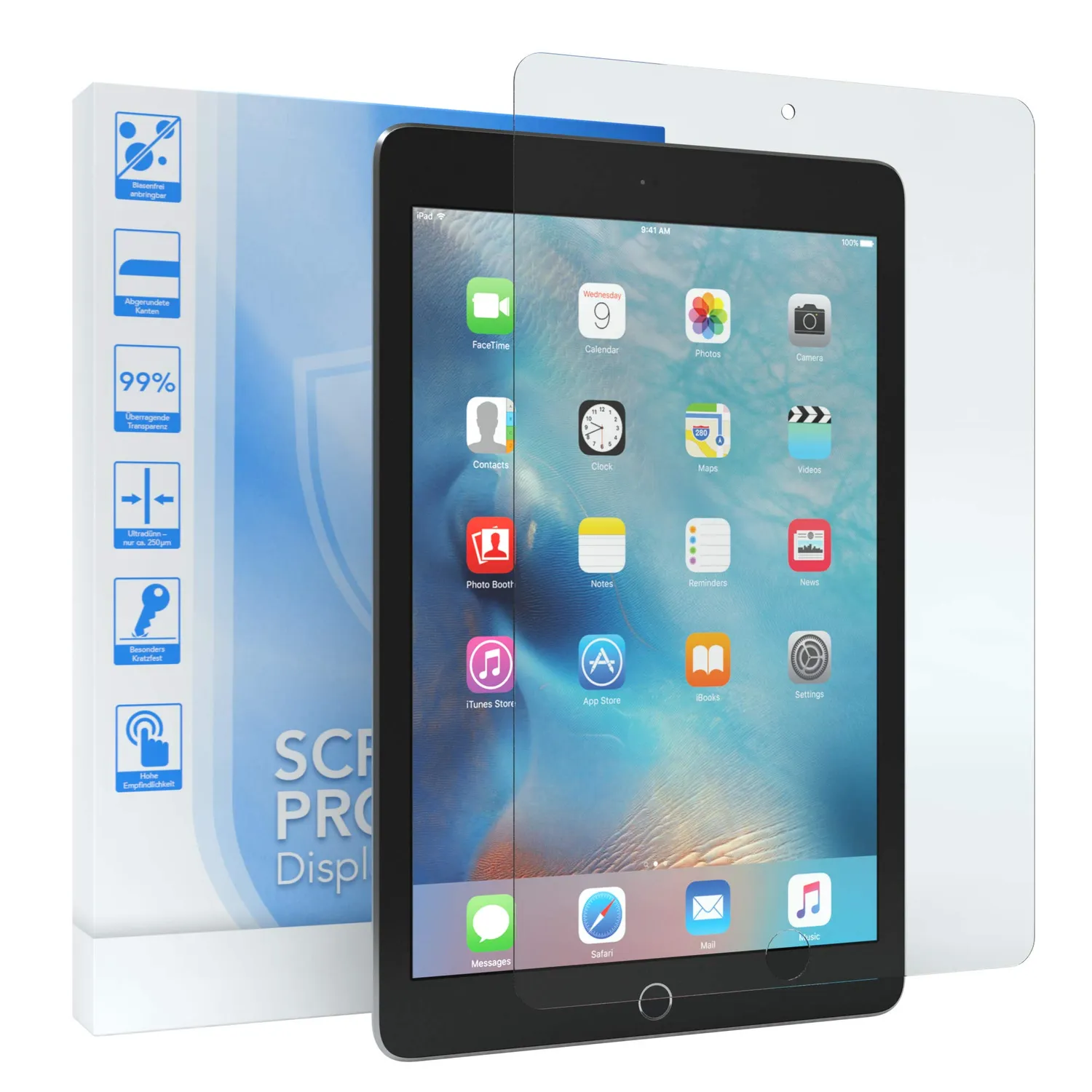 EAZY CASE iPad mini 7 2024 Schutzfolie 8,3 Zoll Glas