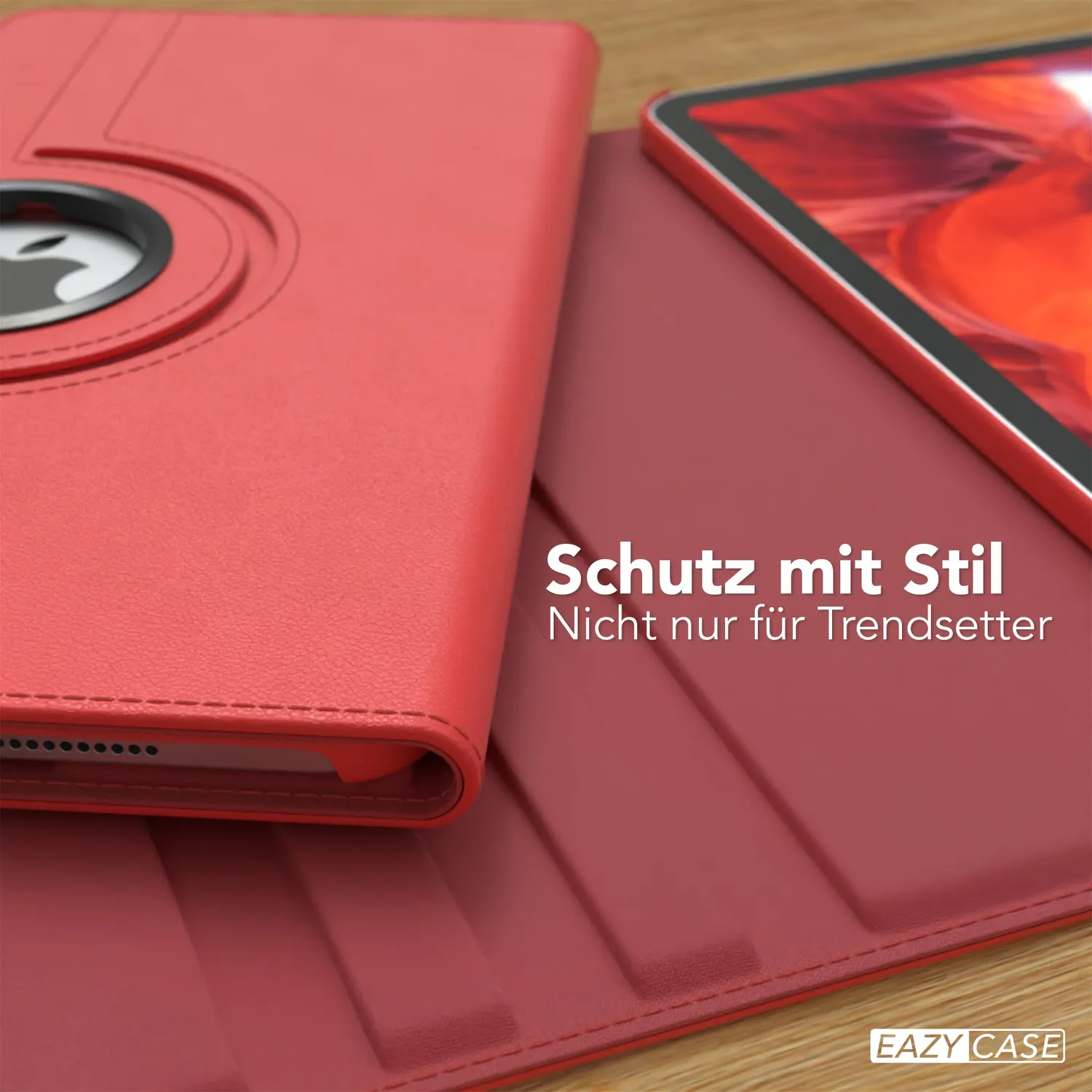EAZY CASE iPad Pro 10,9" 2024 Tablethülle 360° Rot
