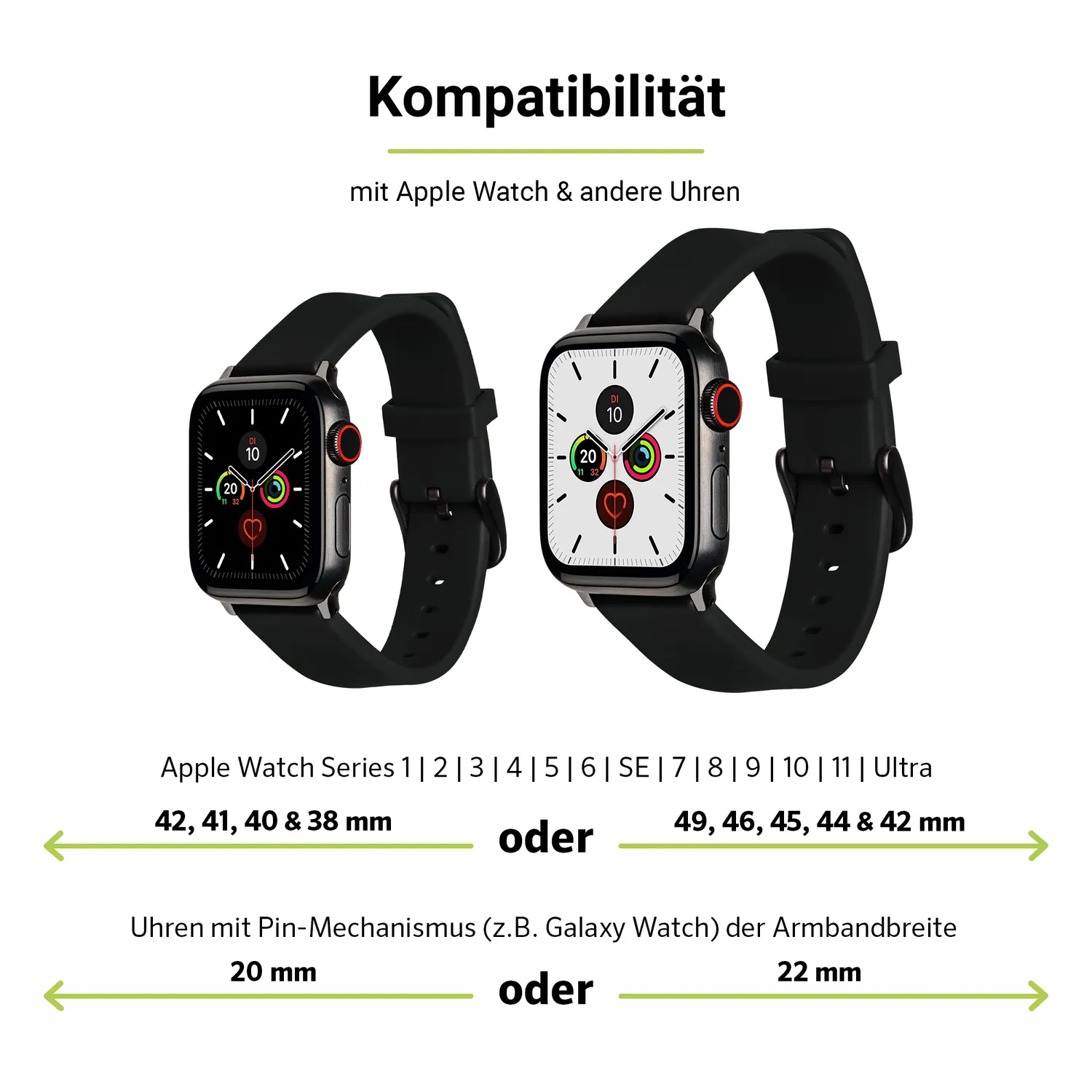 Artwizz WatchBand Silicone Apple Watch Armband