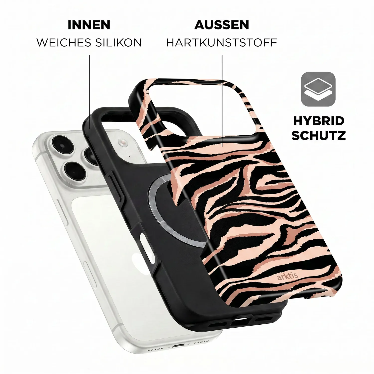 arktis iPhone 18 Pro Hülle Into the Wild mit MagSafe