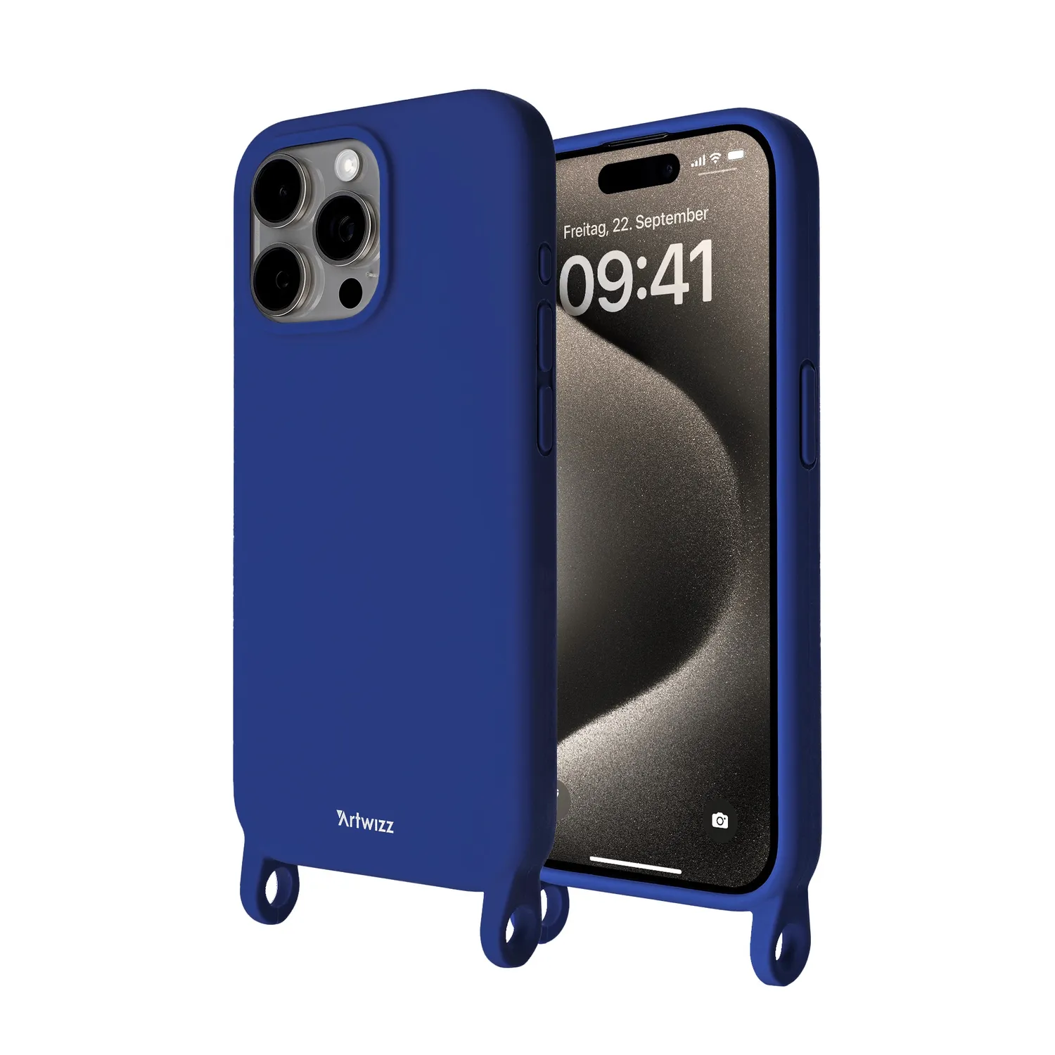 Artwizz HangOn Silicone+CHARGE iPhone 15 Pro Max Handykette MagSafe