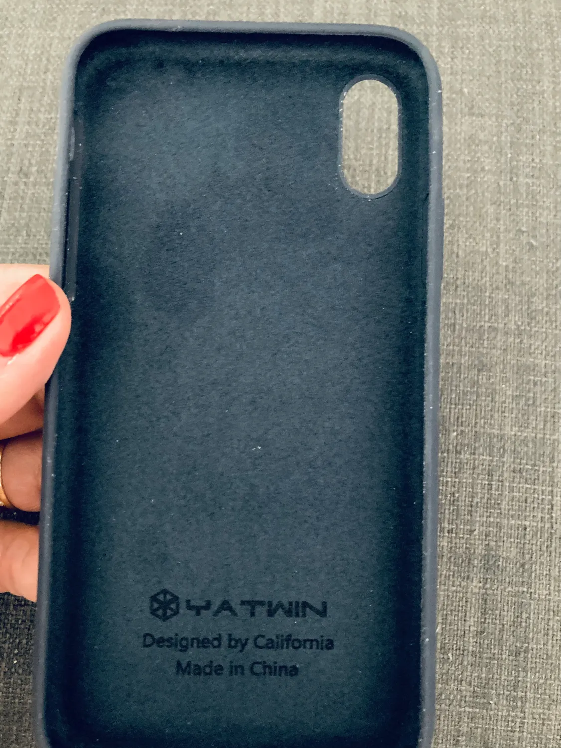 YATWIN iPhone XR Silikonhülle Dunkelgrün Folie stoßfest