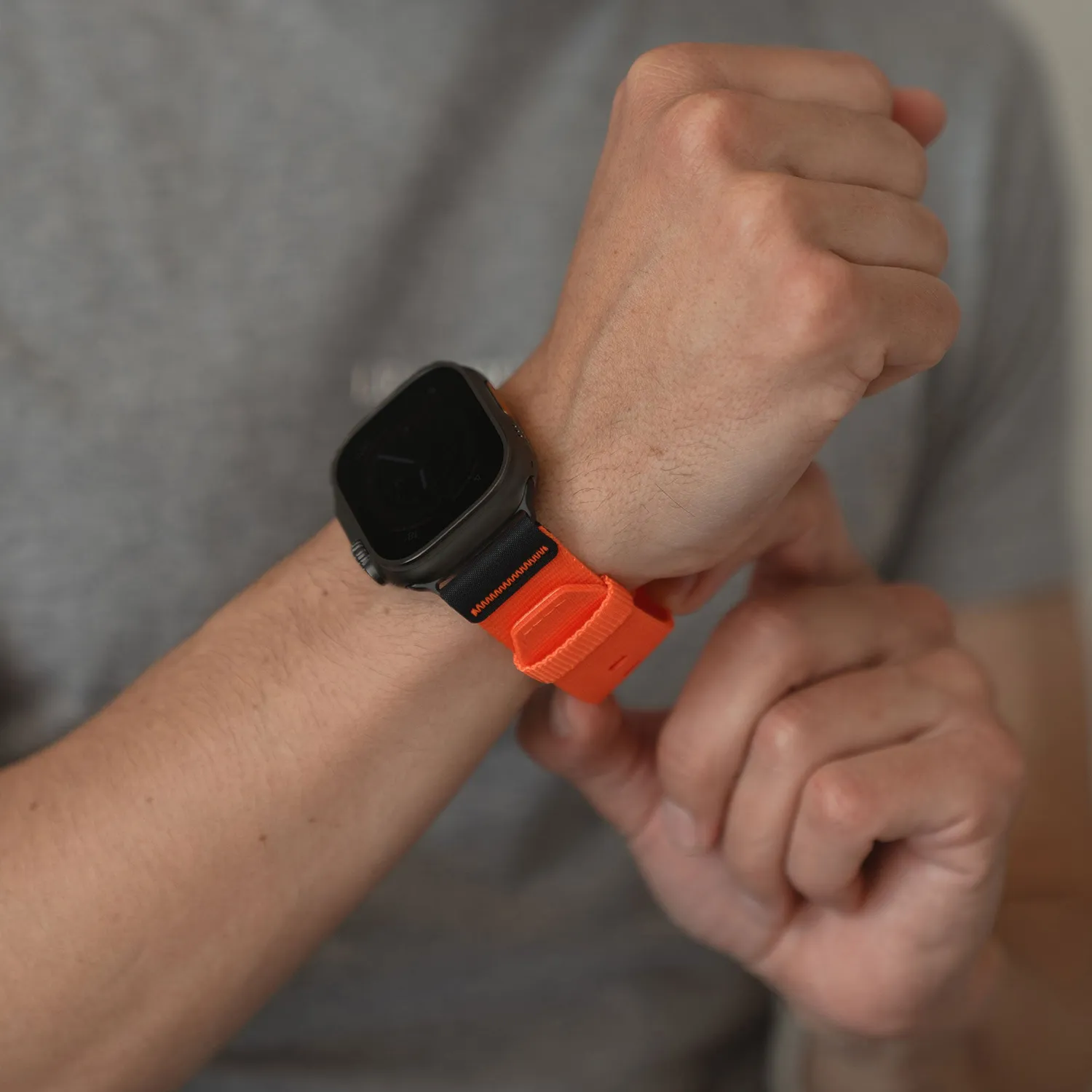 arktisband Terra Apple Watch Armband Orange 49/46/45/44