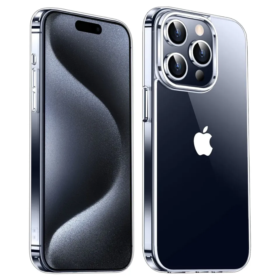 arktis CrystalGlass iPhone 15 Pro Schutzhülle Glas 1,5 mm