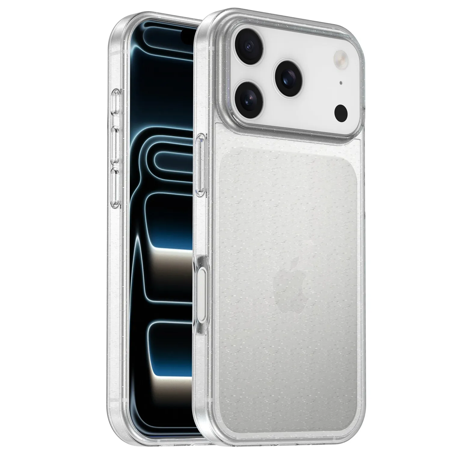 arktis iPhone 17 Pro Glitter Case Glitzer transparent