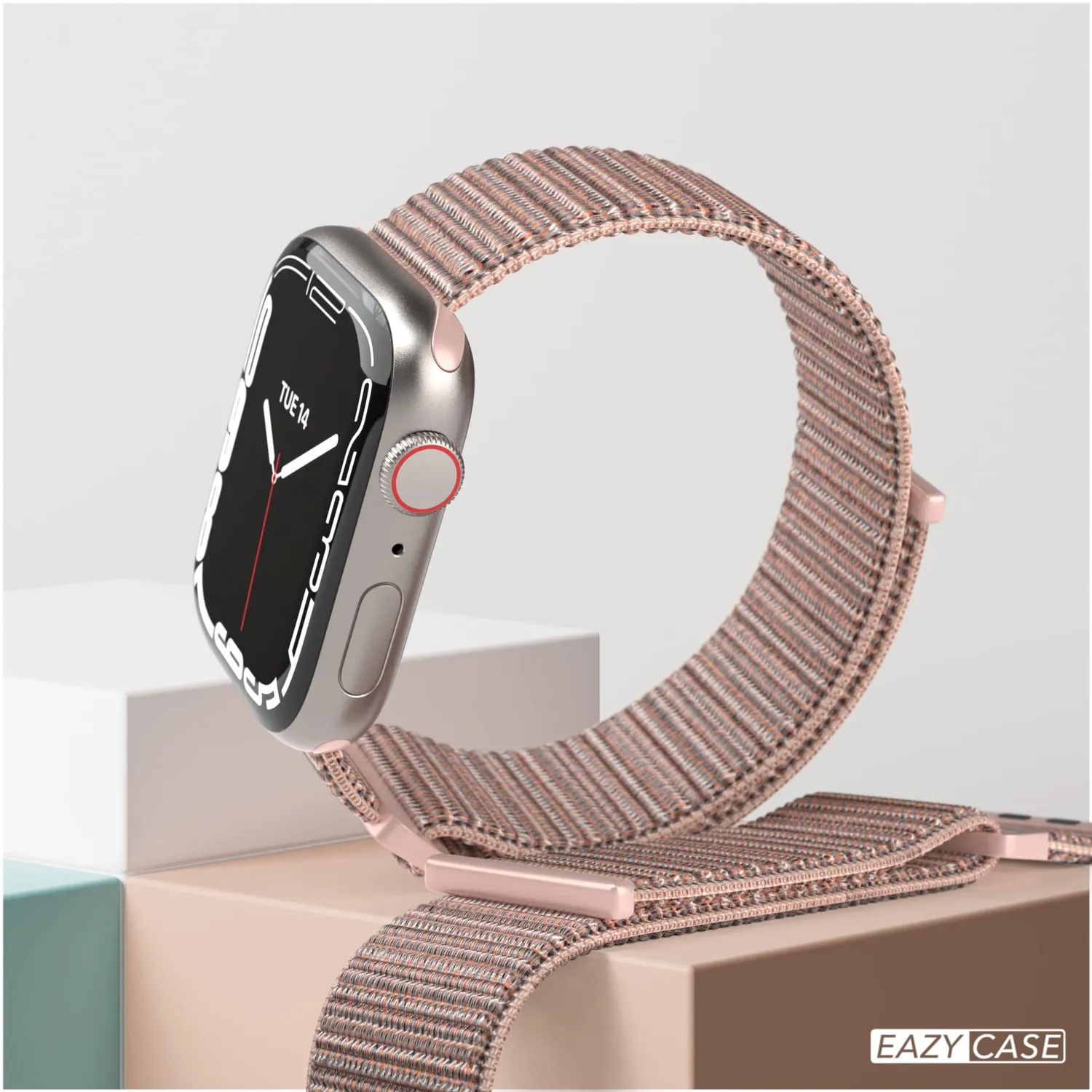 EAZY CASE Sport Loop Armband 40mm/41mm Gold Nylon