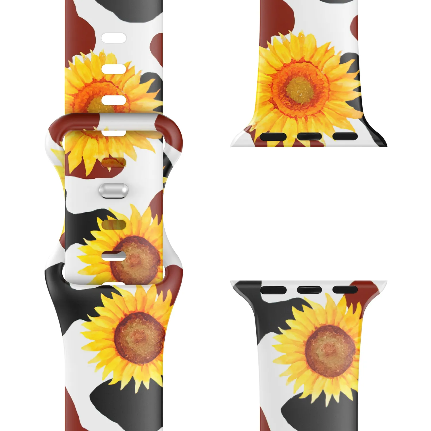 arktisband Sunflower Apple Watch Armband Silikon Print