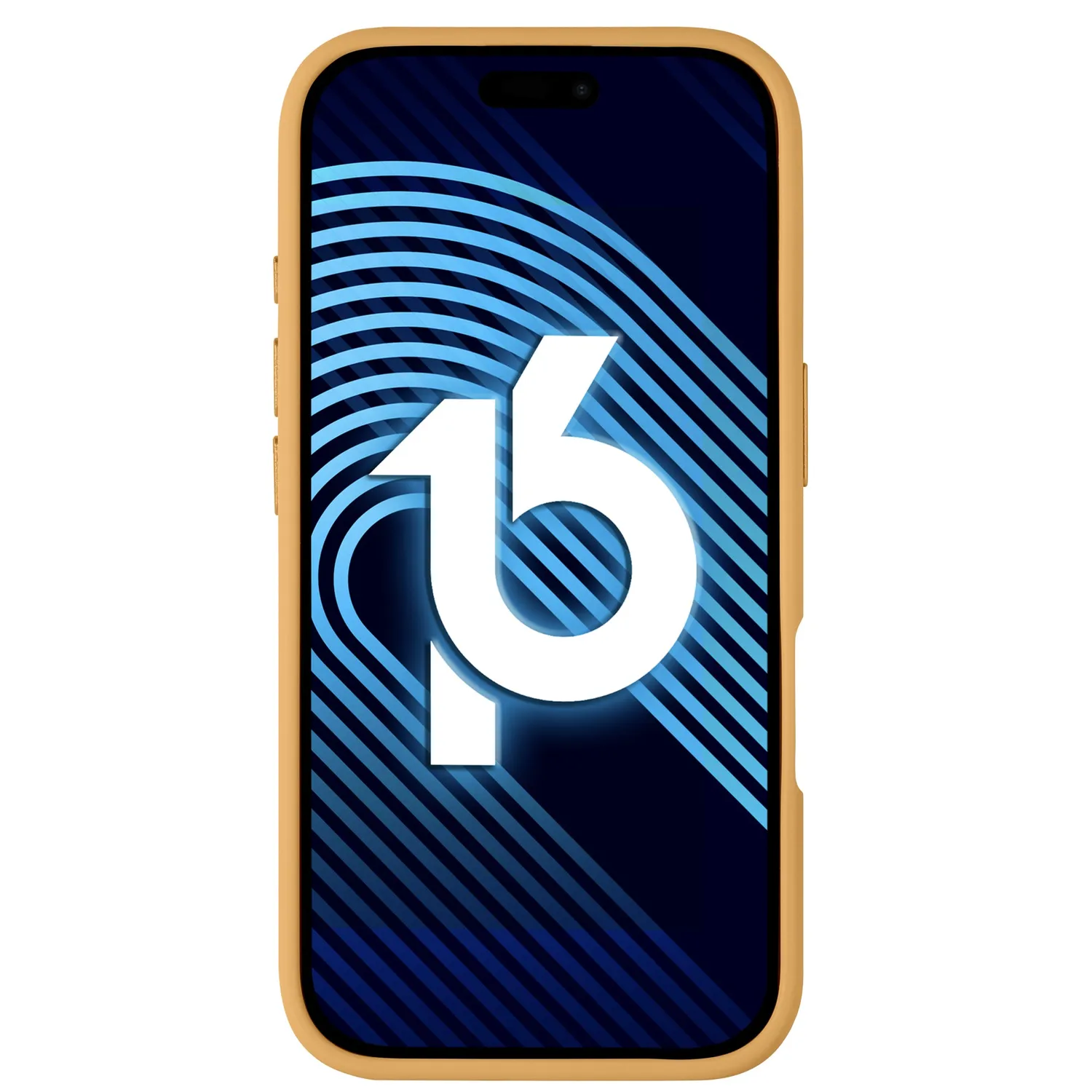 arktis Solid Case iPhone 16 Plus Hülle Aprikose matt