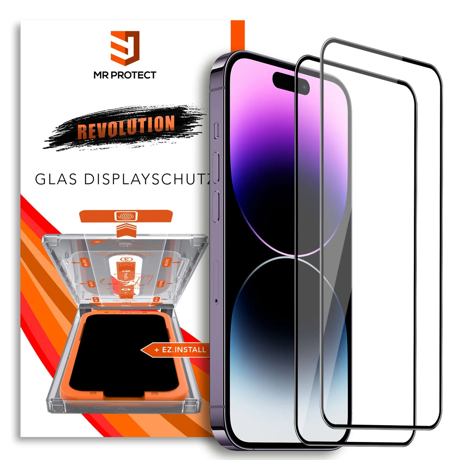 arktis REVOLUTION iPhone 14 Pro Max Panzerglas 2er Set
