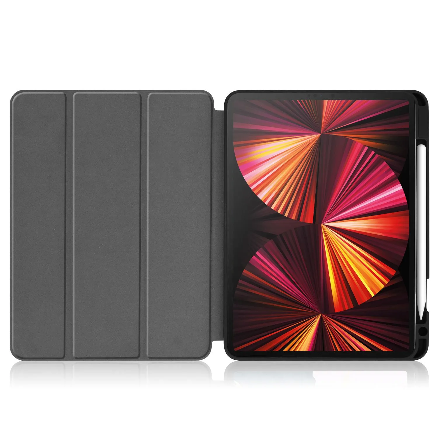 arktis PREMIUM SmartCase iPad Pro 11 Hülle Schwarz Pencil-Fach