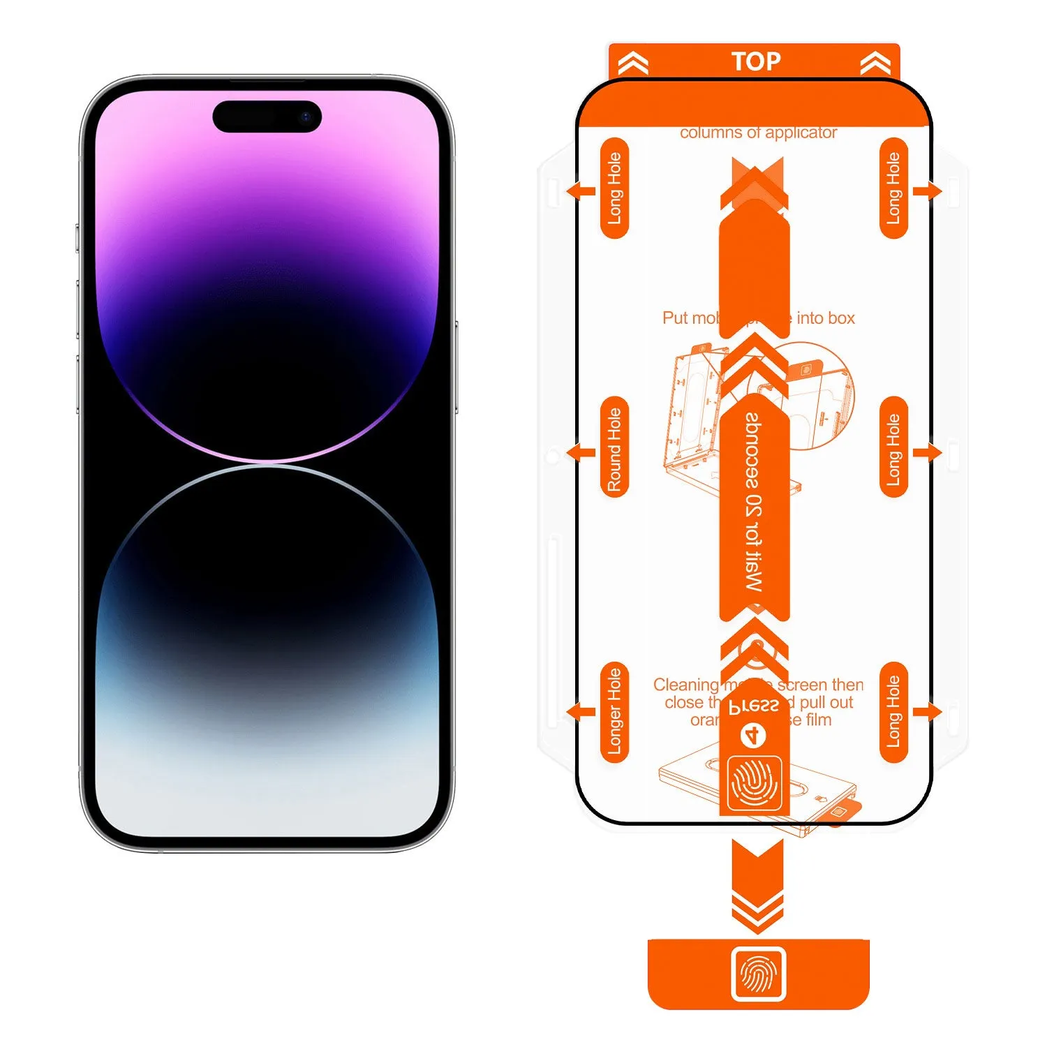 arktis REVOLUTION iPhone 14 Pro Max Panzerglas 2er Set