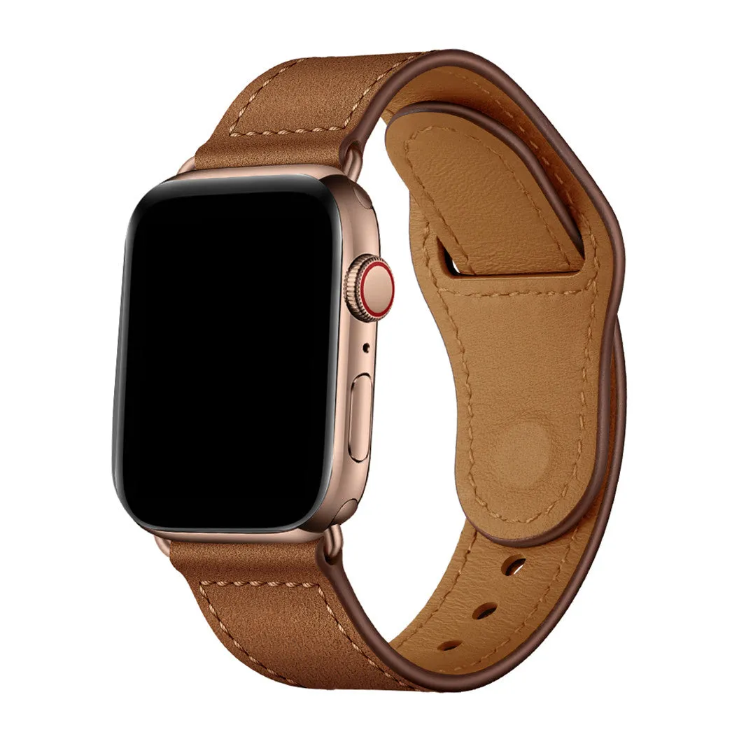 arktisband Apple Watch Kunstlederarmband Pin