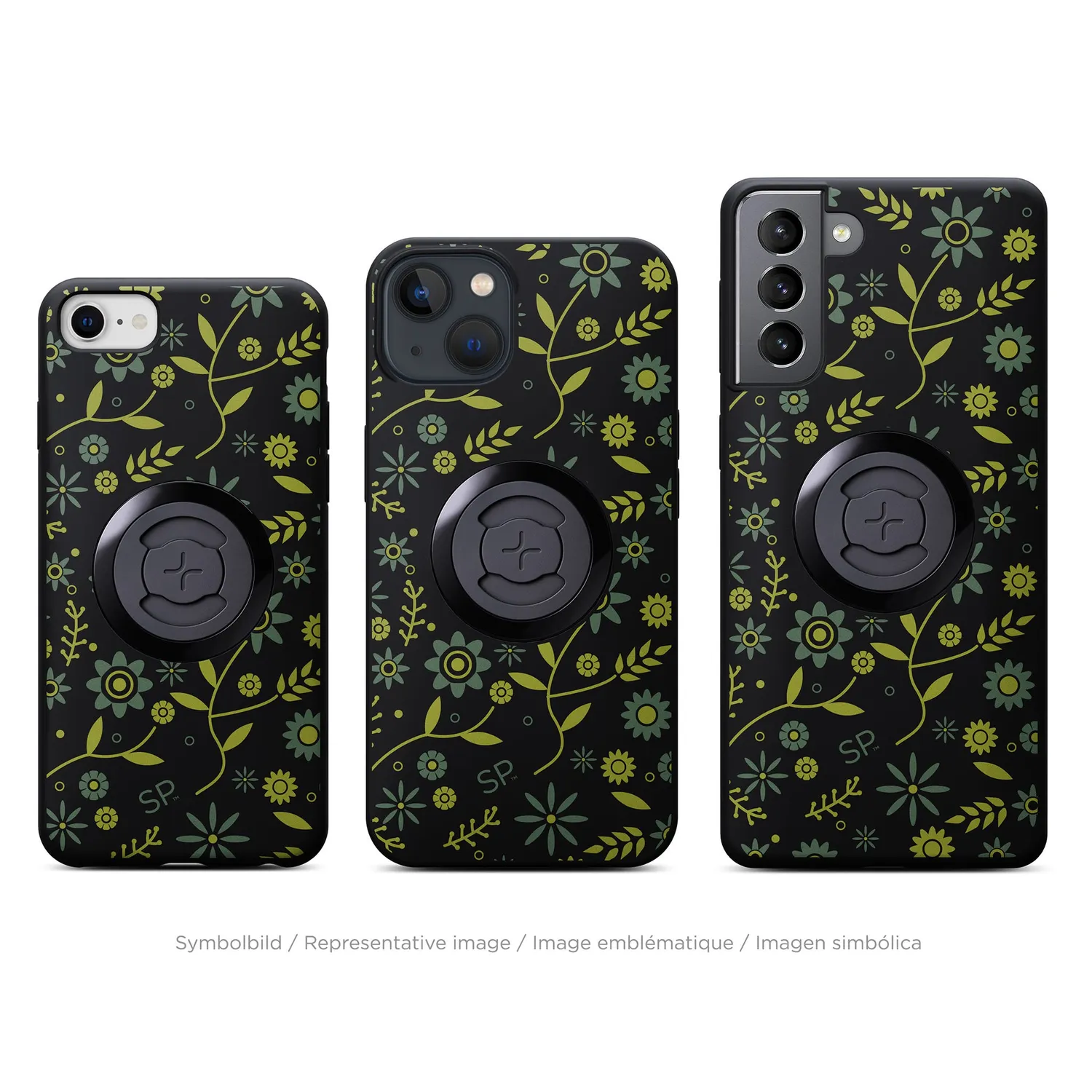 SP Connect Edition Garden Handyhülle Olive Pflanzen-Motiv