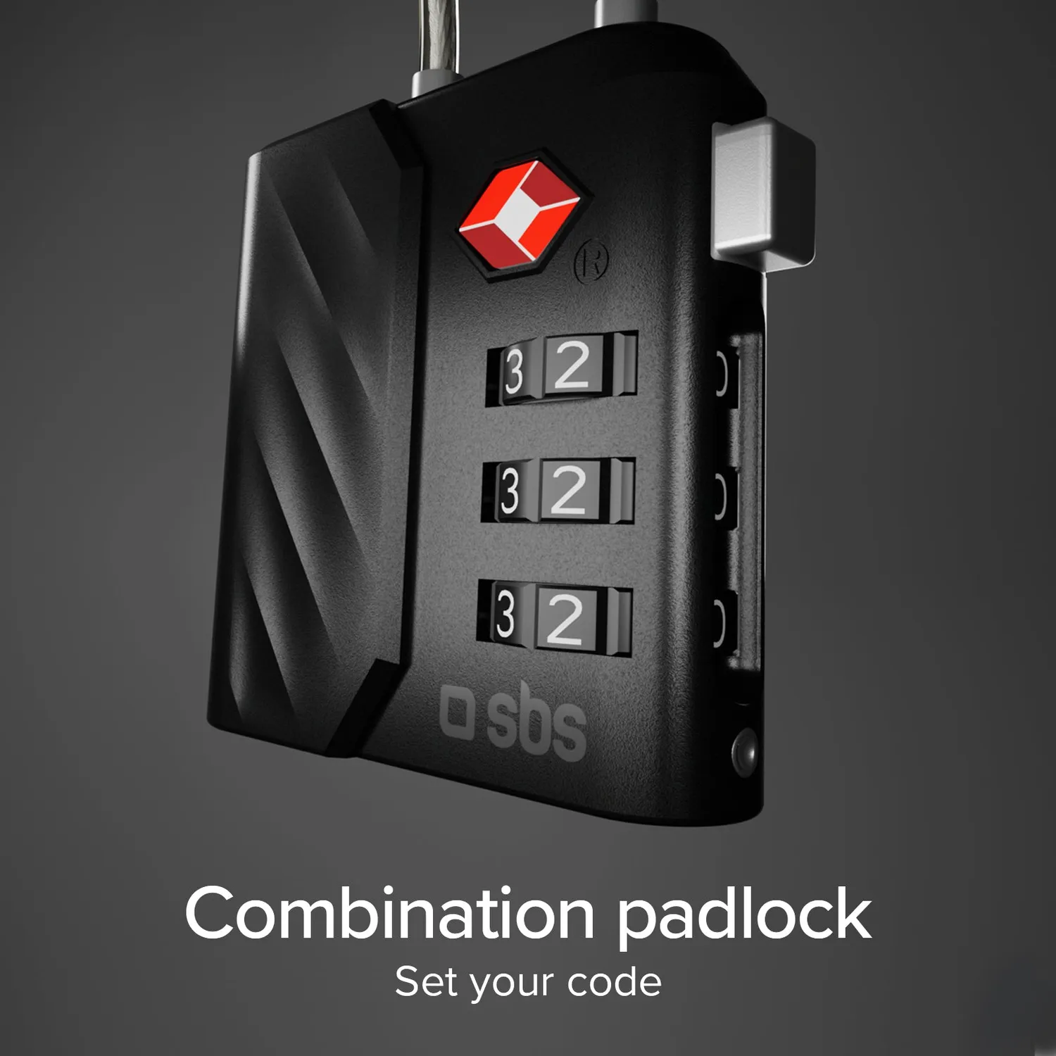 SBS Track Lock TSA Kofferschloss mit Tracker Zahlencode