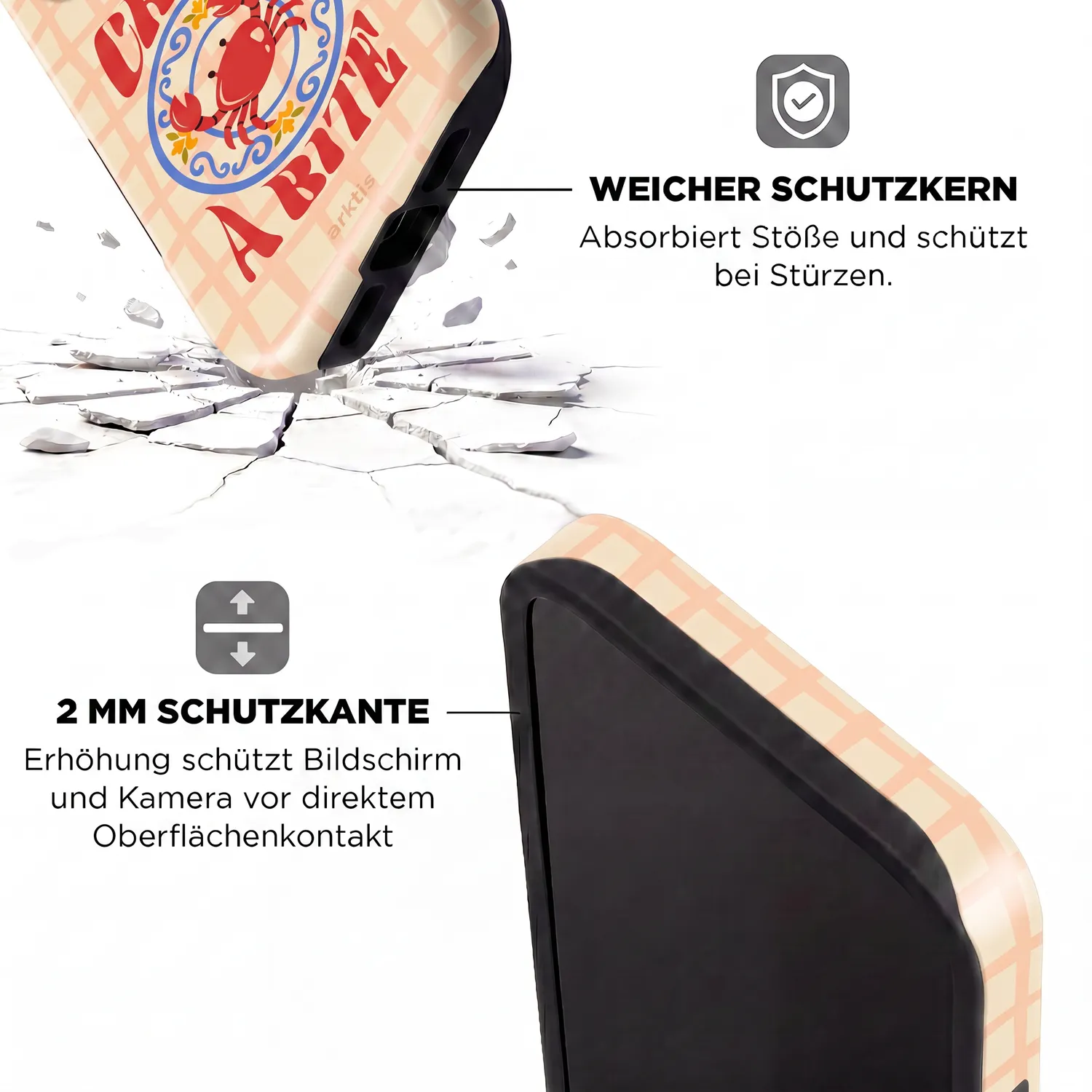 arktis Crab iPhone 17 Pro Max Hülle MagSafe