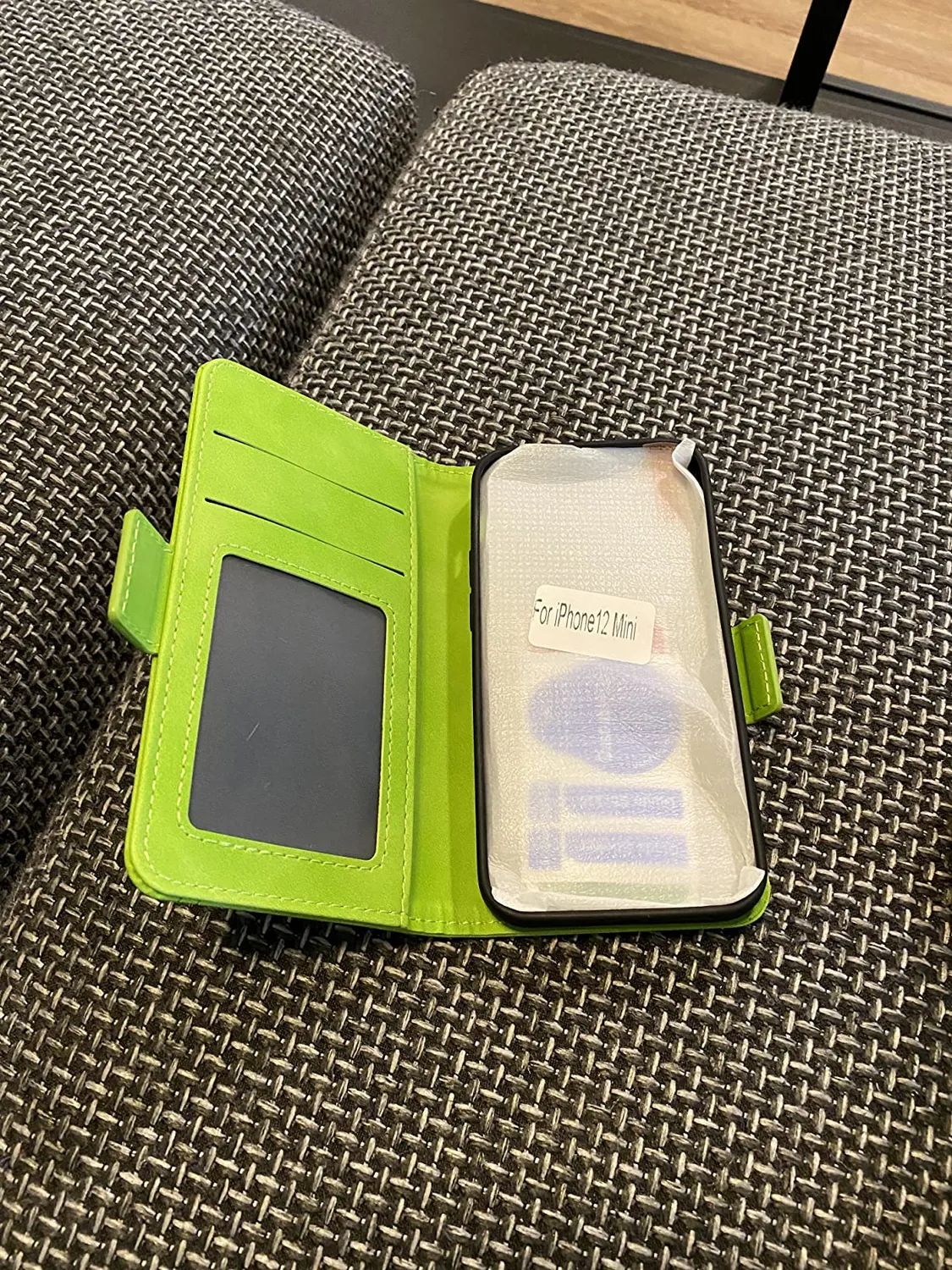 YATWIN iPhone X XS Handyhülle Königsblau Leder mit RFID-Schutz