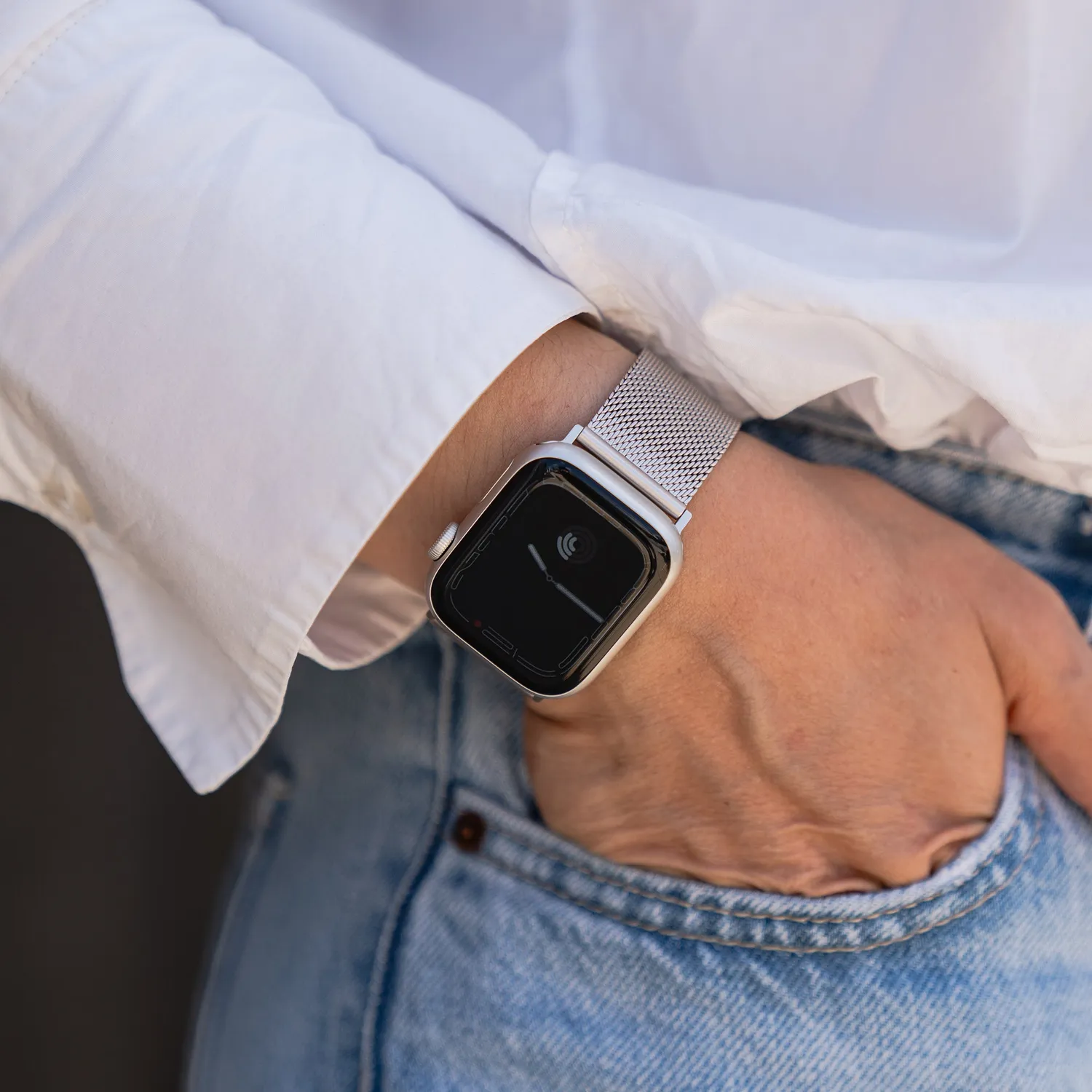 arktisband Apple Watch Milanese Armband Edelstahl Mesh