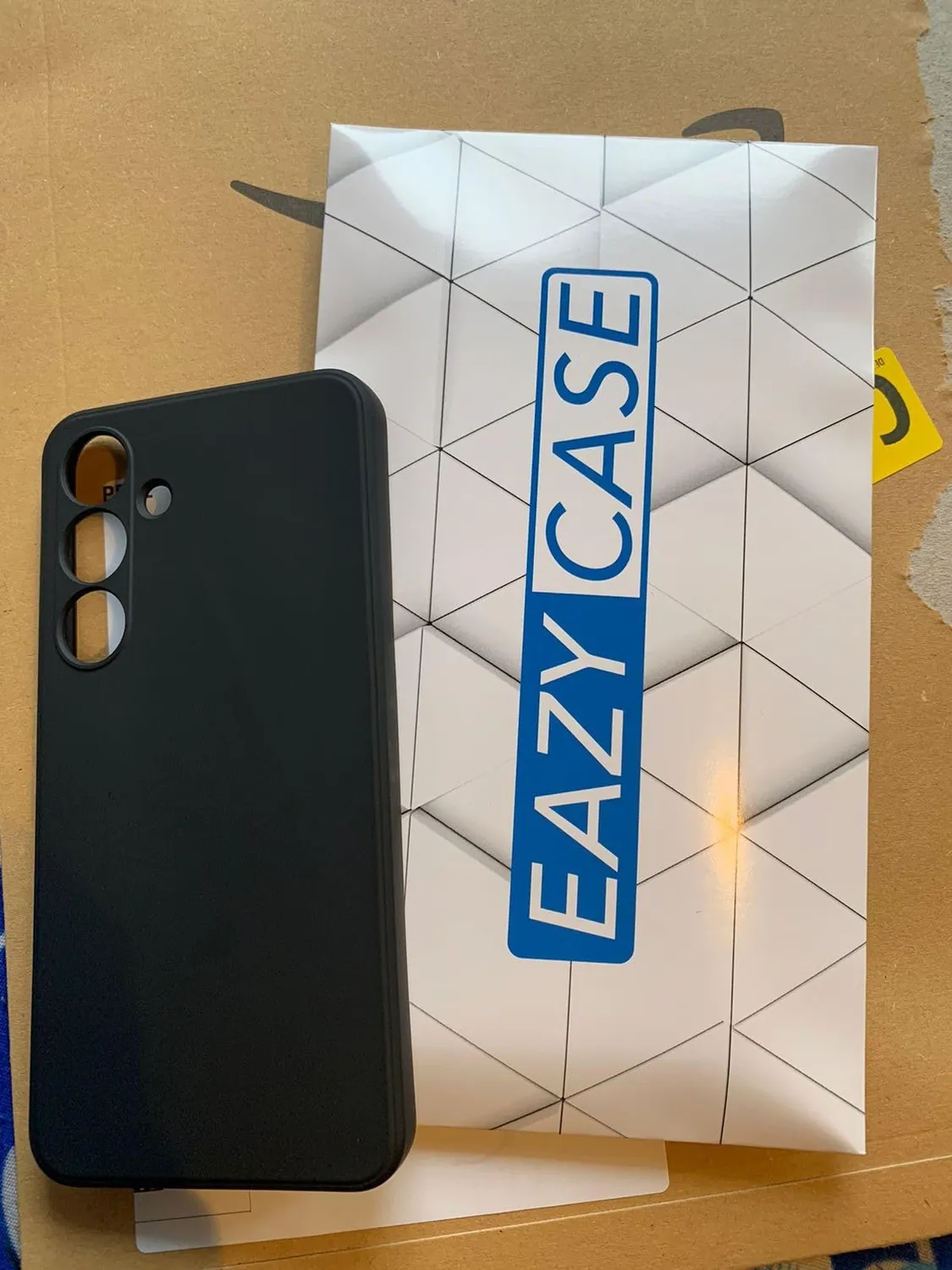 EAZY CASE Silikonhülle Galaxy S24 Plus Orange Hellorange matt