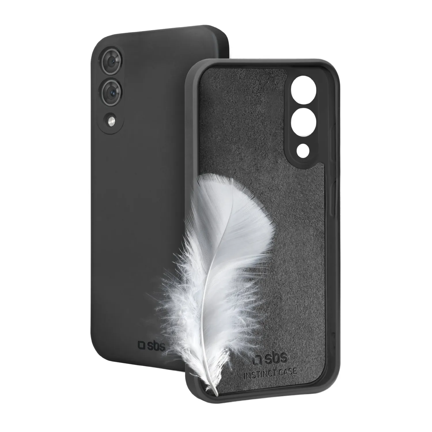 SBS Instinct Galaxy S25 Edge Hülle blau Mikrofaser