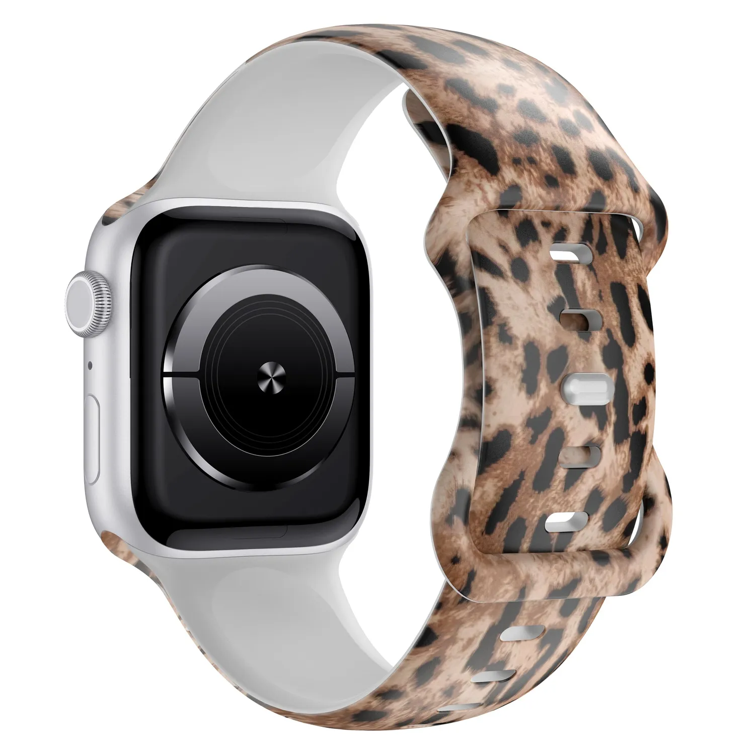 arktis Leopard Apple Watch Armband Silikon Leo