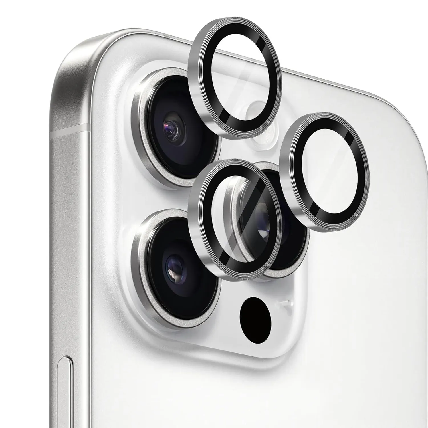 arktis iPhone 16 Pro Lens Protector Kameraschutz Alu 3er Set