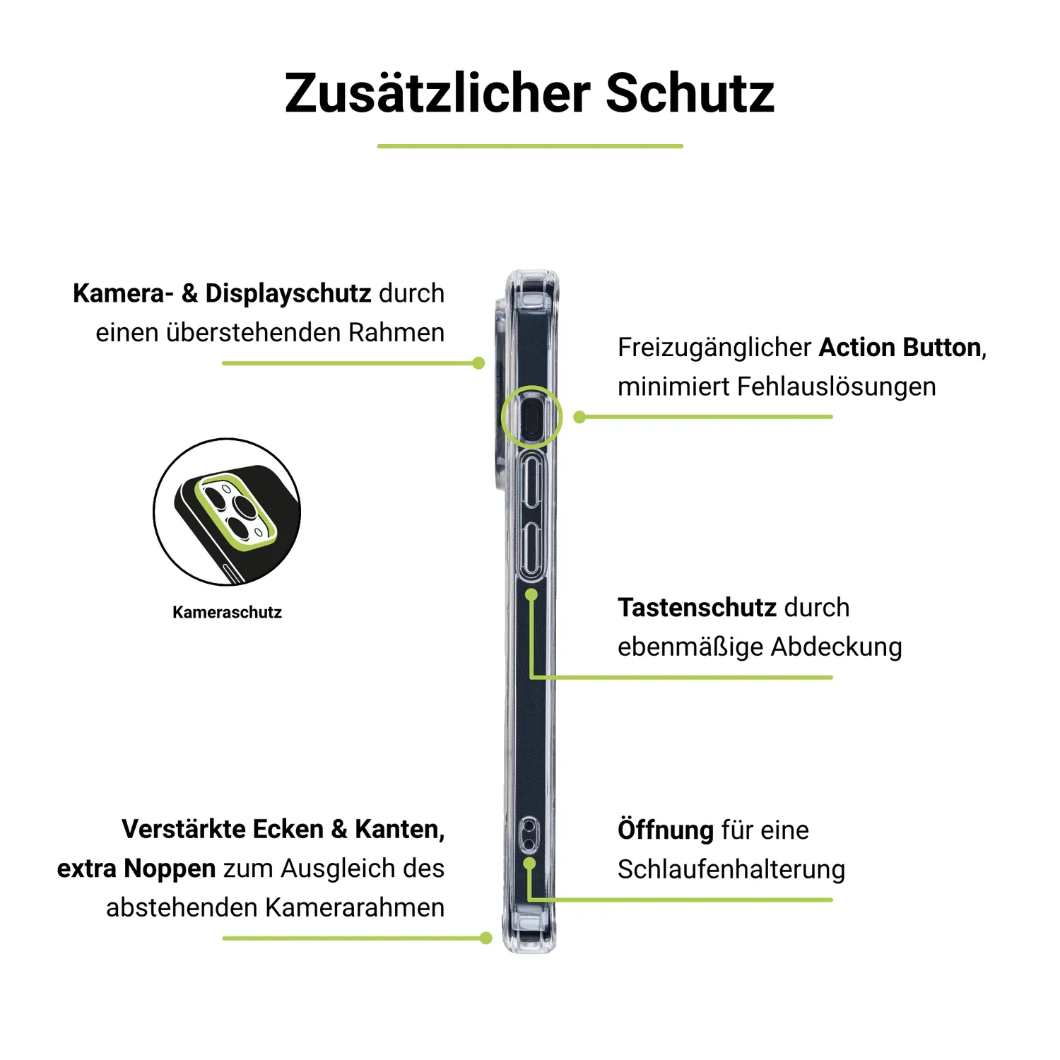 Artwizz ClearClip+Charge iPhone 15 Pro MagSafe-Hülle klar
