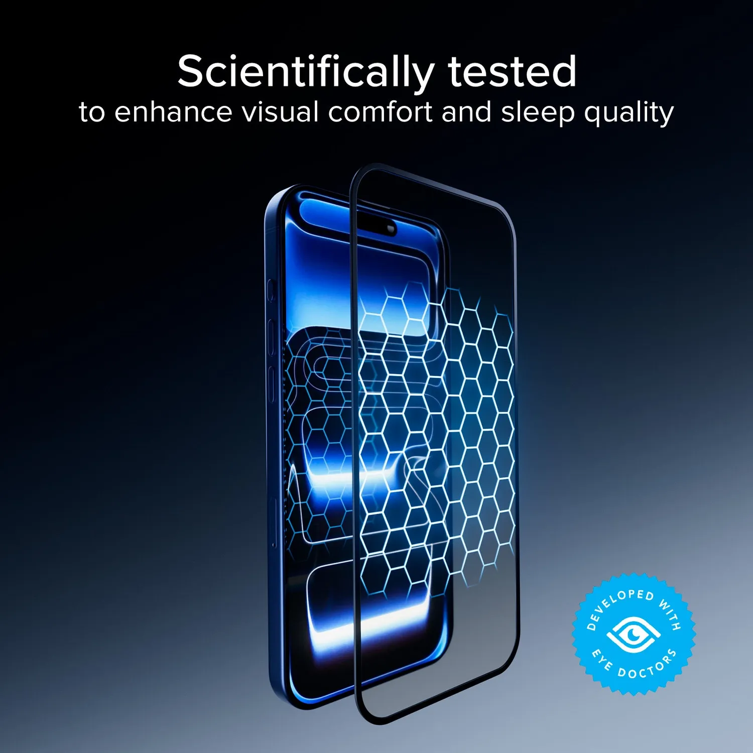 SBS iPhone 17 Pro Max Glas Eyesafe CPF60 Blaulicht