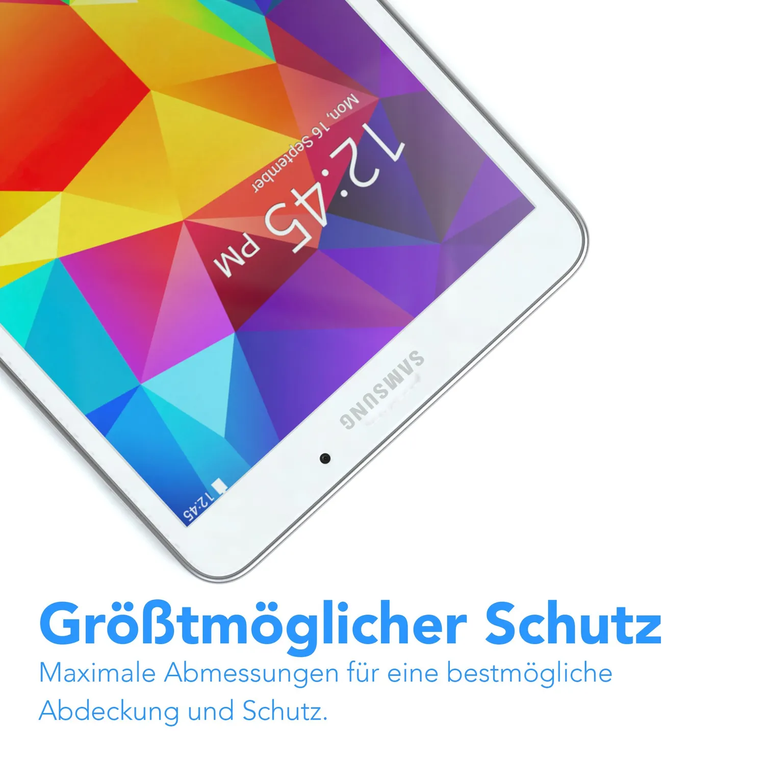 EAZY CASE Galaxy Tab 4 8.0 Glasfolie transparent 9H