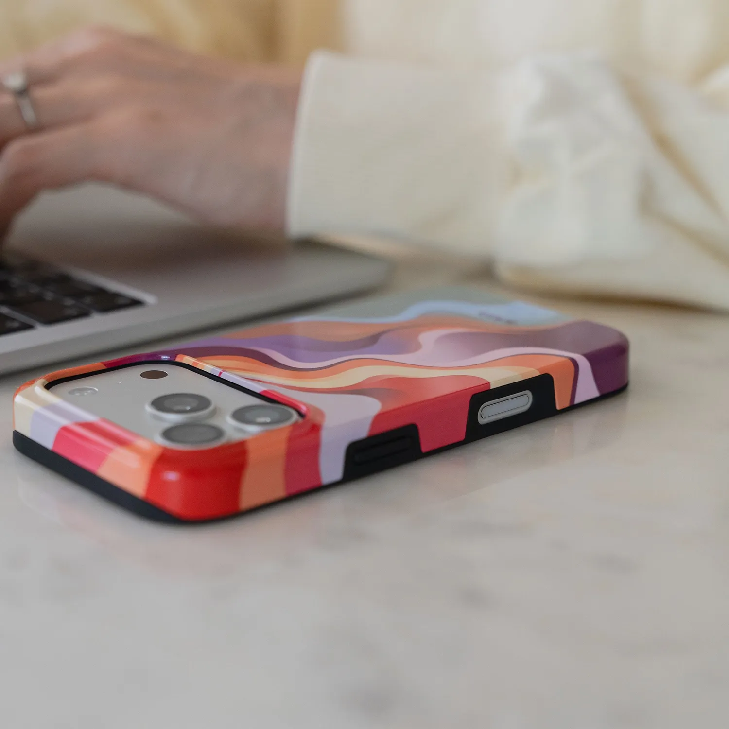 arktis iPhone 17 Hülle Happy Life Case mit MagSafe