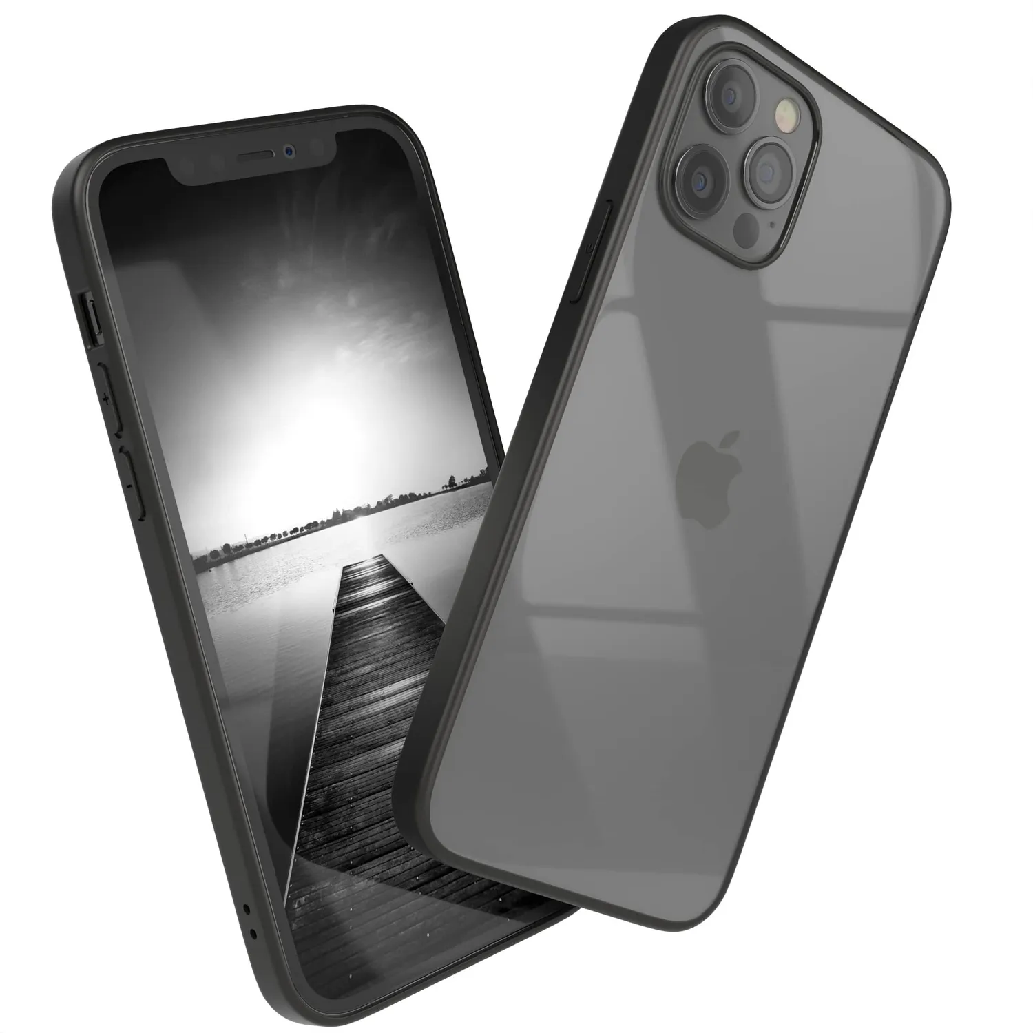 EAZY CASE Crystal iPhone 12/12 Pro Hülle Beere MagSafe