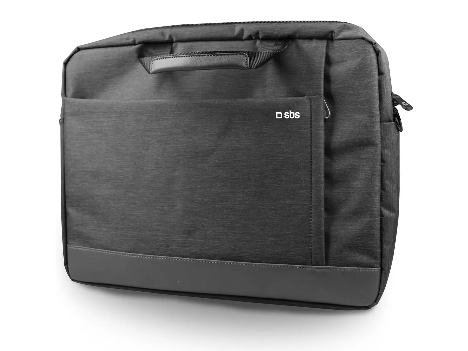 SBS Premium Notebooktasche 15 Zoll Laptoptasche schwarz Nylon