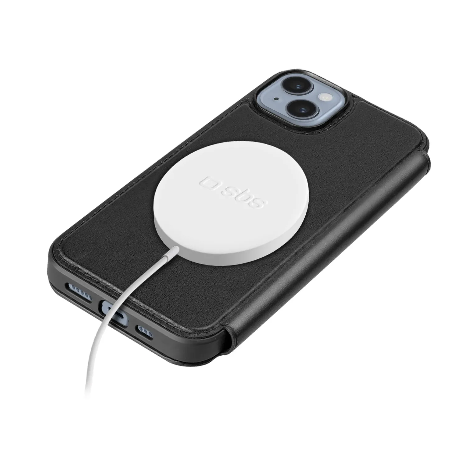 SBS iPhone 14 Plus Book Case schwarz MagSafe Klapphülle
