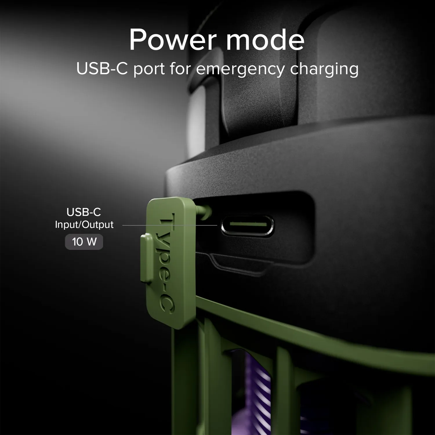 SBS Wild Gear 3-in-1 Camping-Laterne 3000 mAh mit Mückenschutz