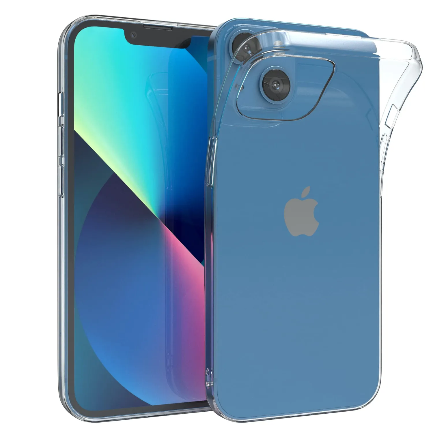EAZY CASE iPhone 13 Klapphülle Book Schwarz mit Kartenfach