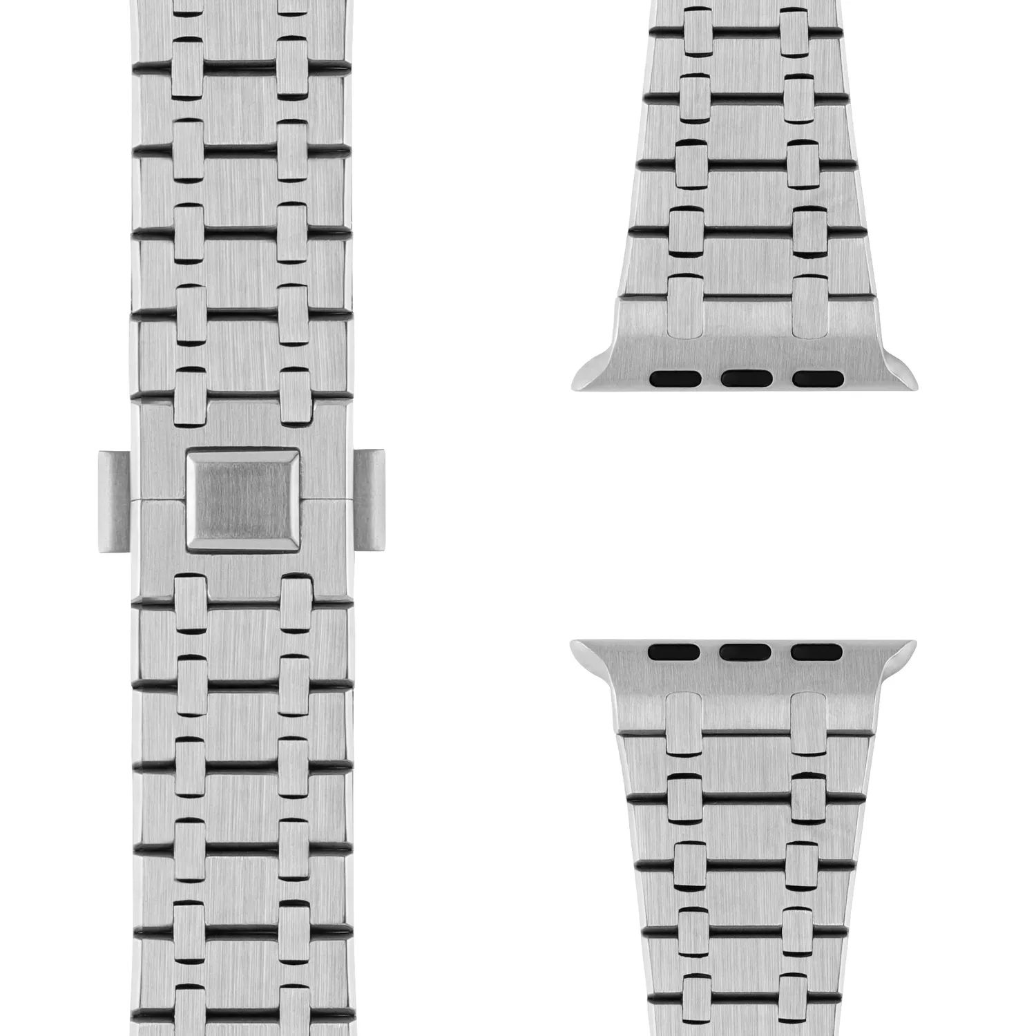 arktisband Symphony Apple Watch Armband Silber 49/46mm